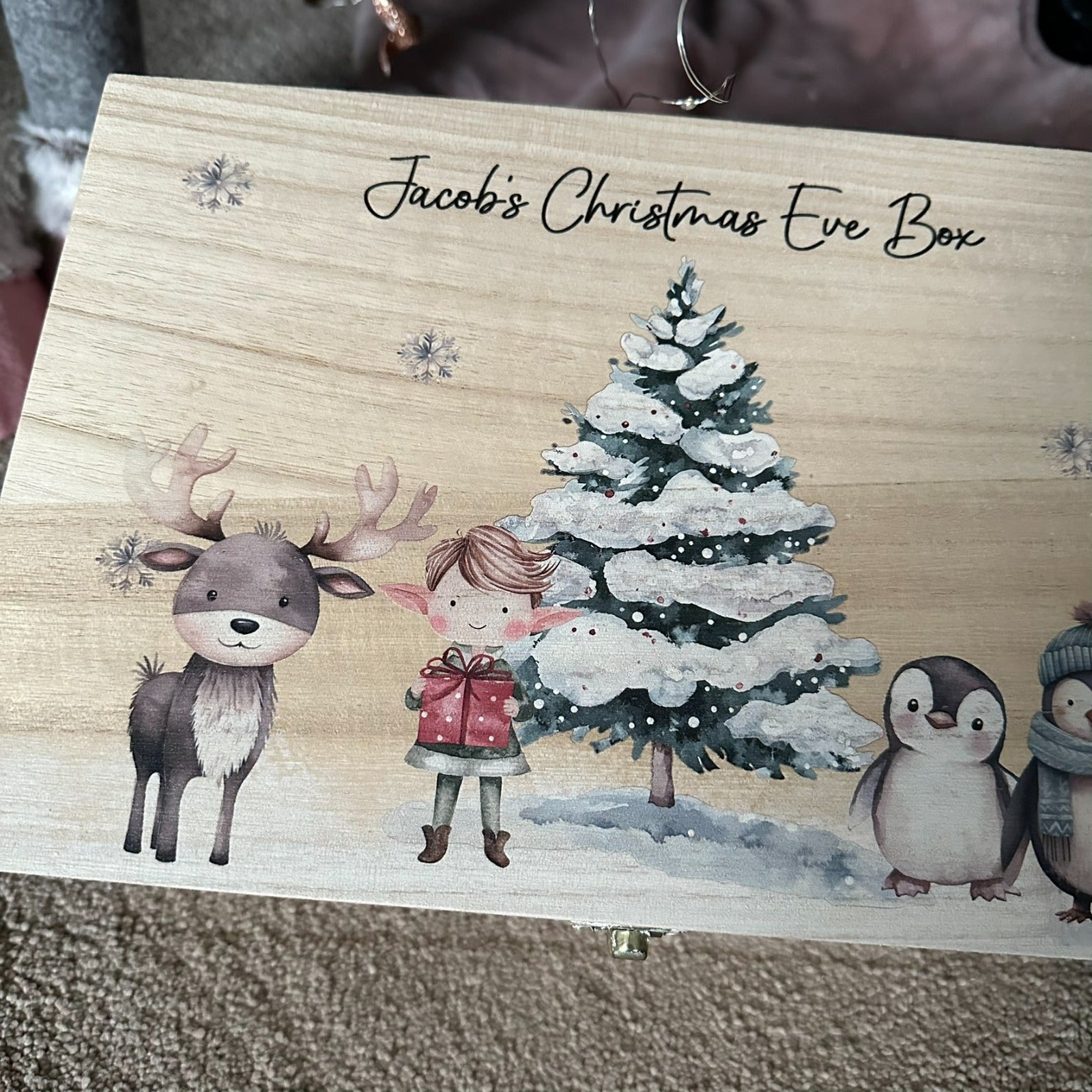 Woodland Theme Christmas Eve Box