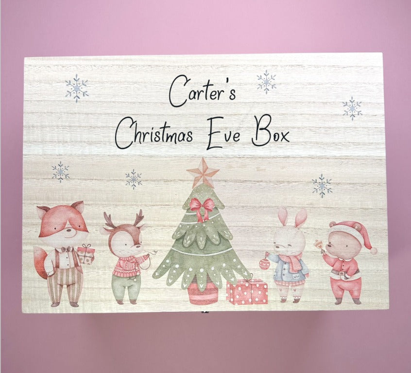 Woodland Theme Christmas Eve Box