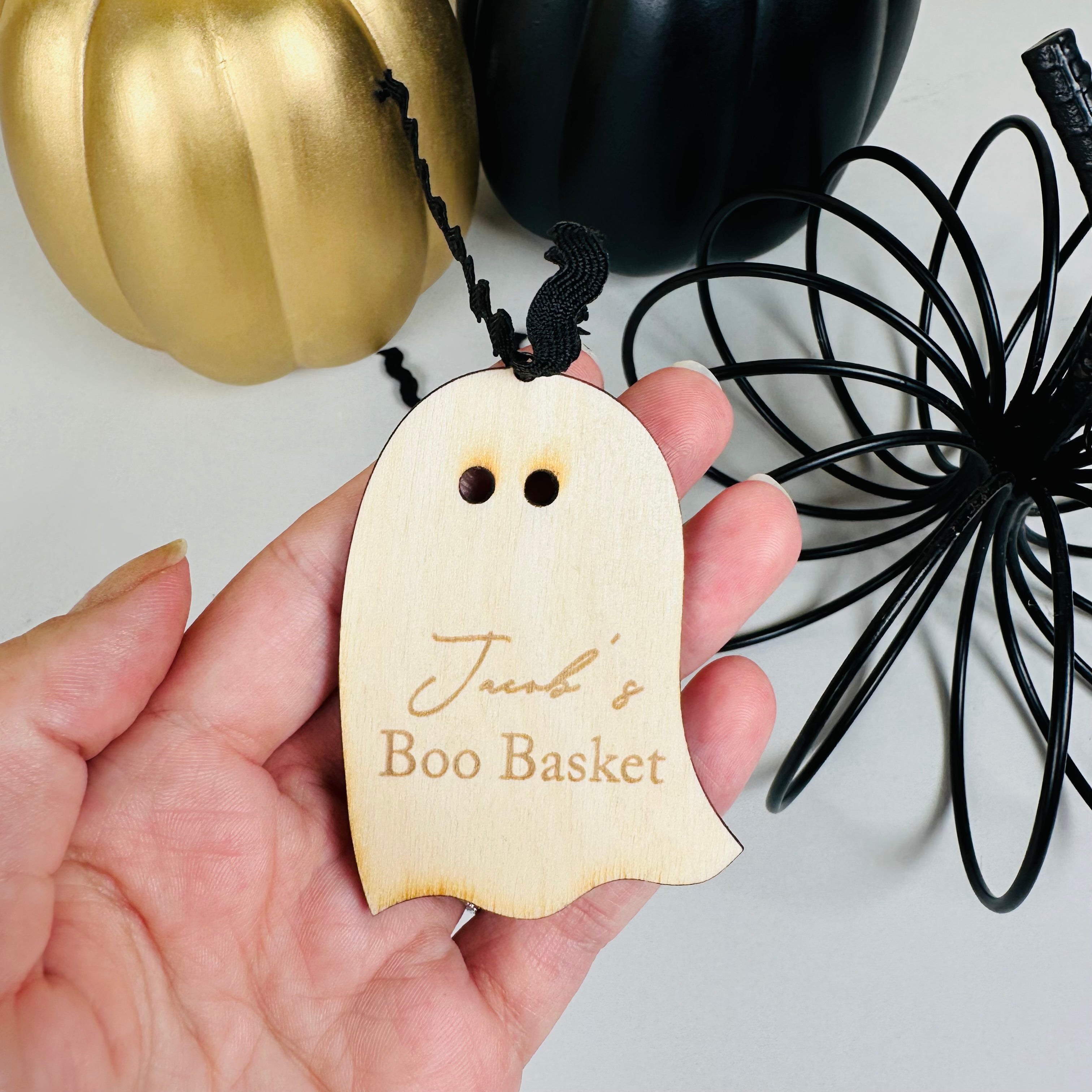 Ghost Halloween Treats Tag