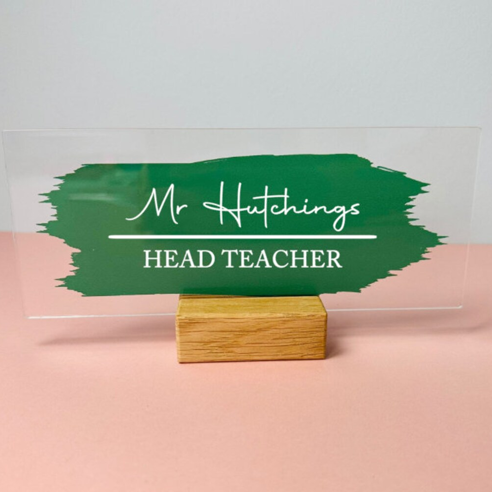 Personalised Desk Sign