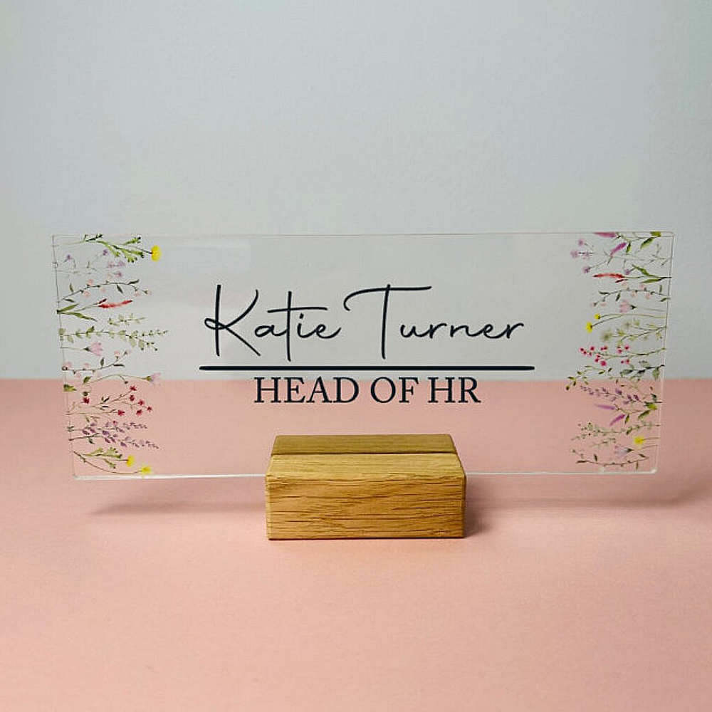 Personalised Desk Sign