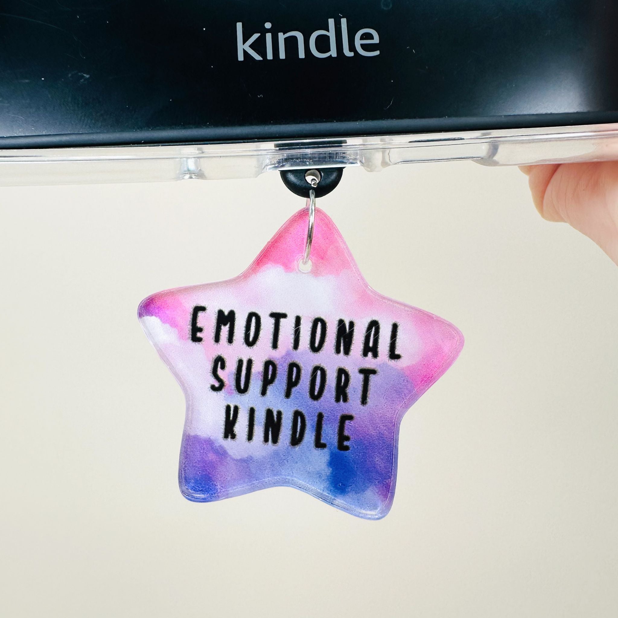 Emotional Support Kindle Grip