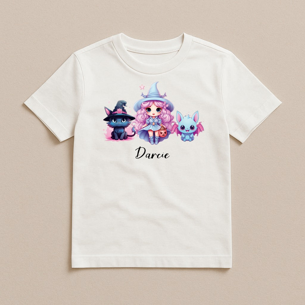 Kids Magical Witch Halloween T-Shirt