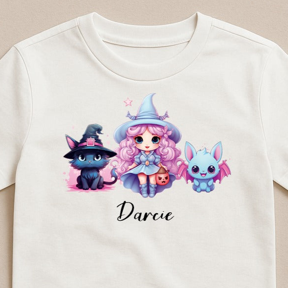Kids Magical Witch Halloween T-Shirt