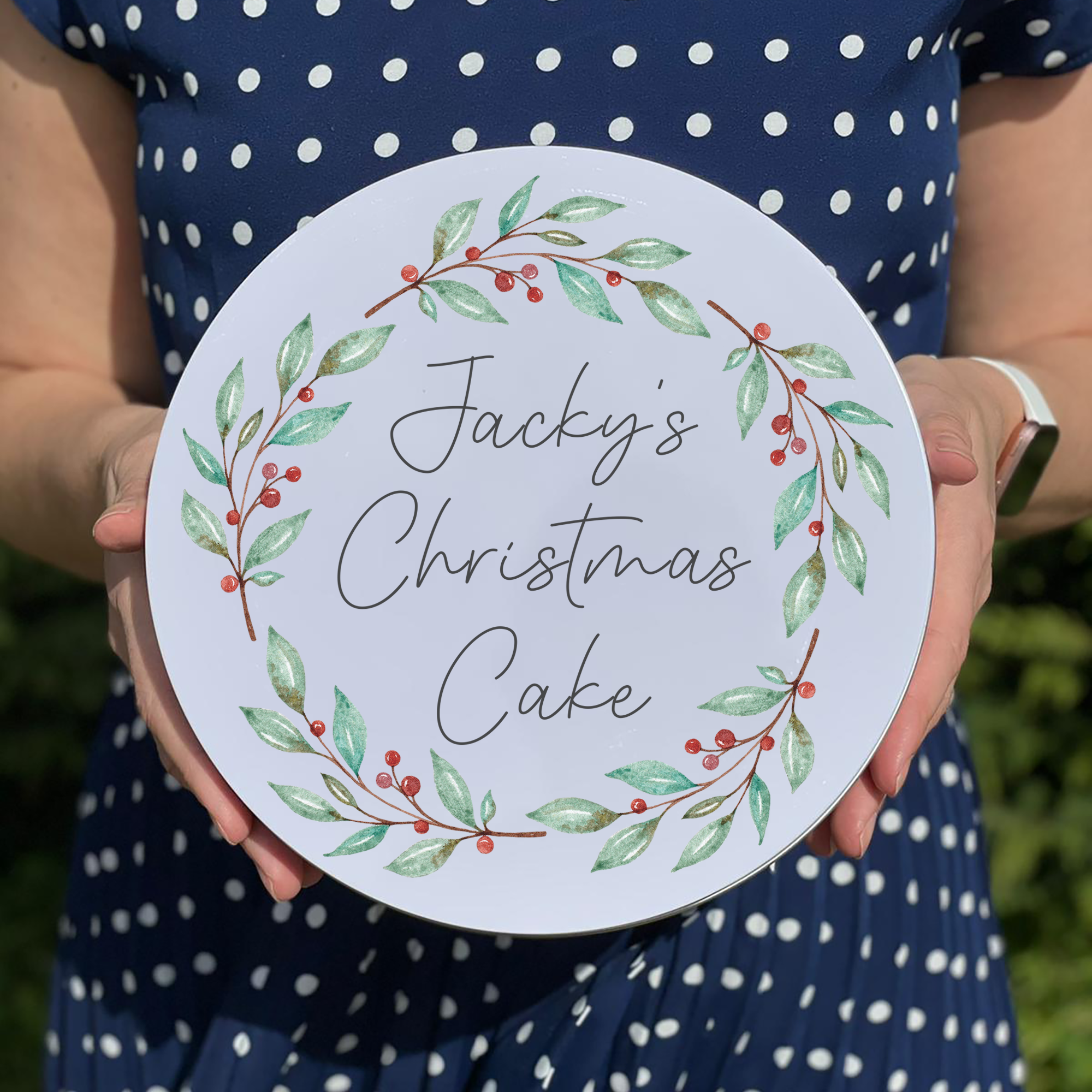 Christmas Cake Tin