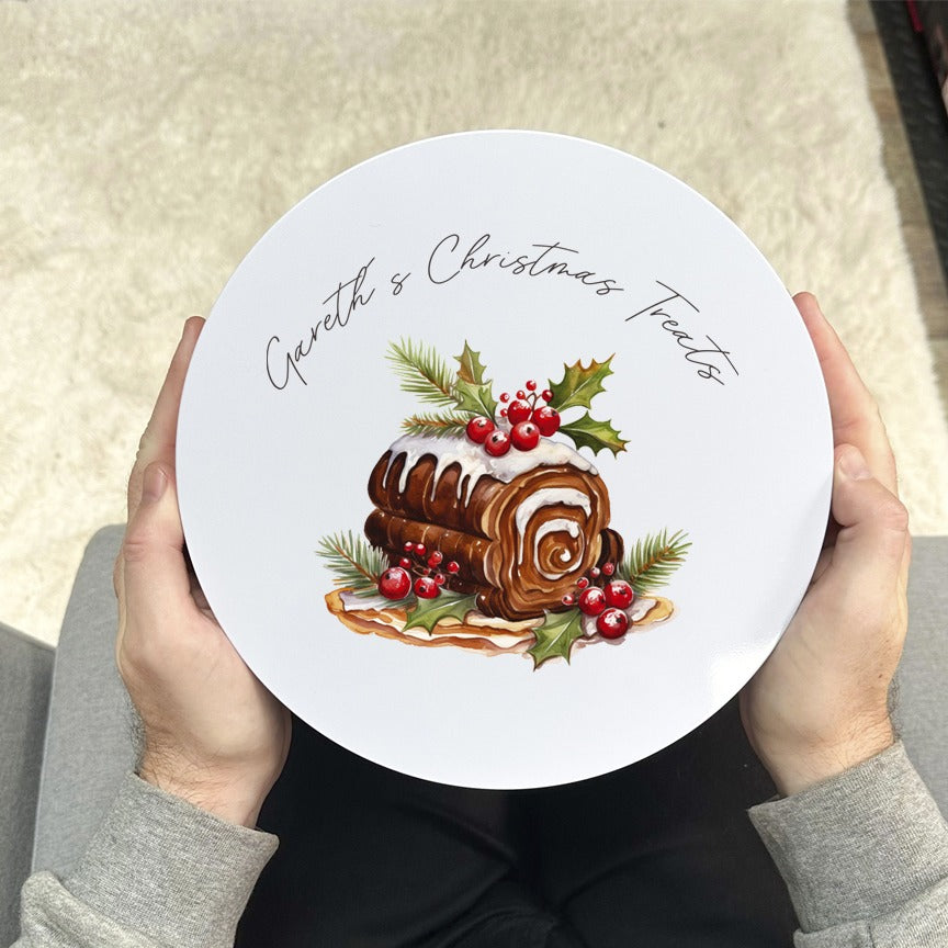 Christmas Yule Log Cake Tin