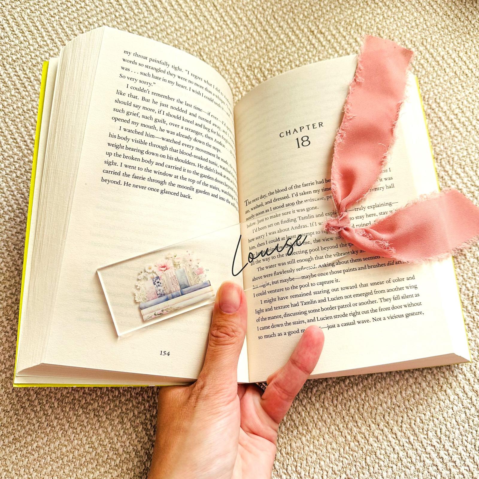 Personalized Acrylic Bookmark