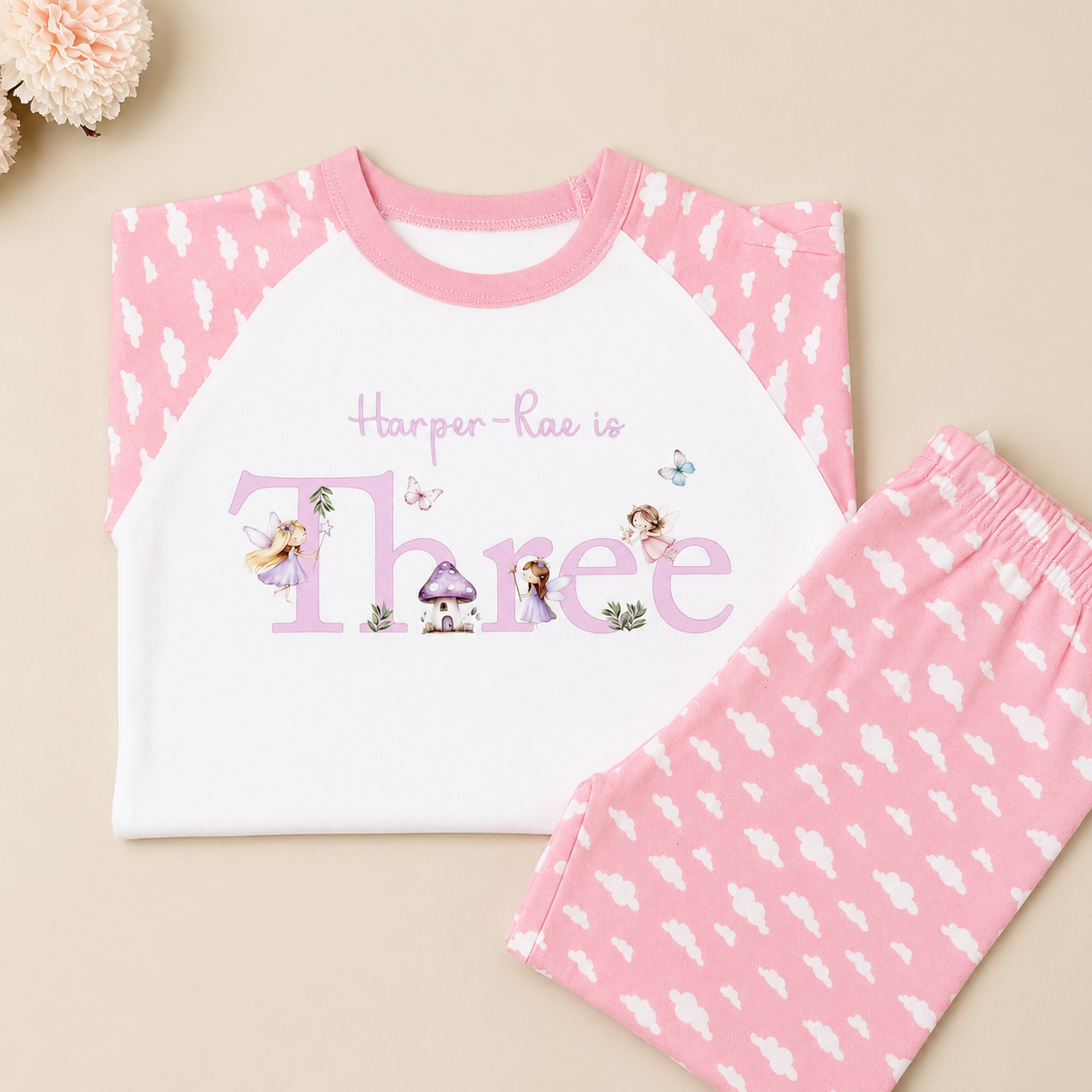 Pink - Cloud Fairies Pyjamas
