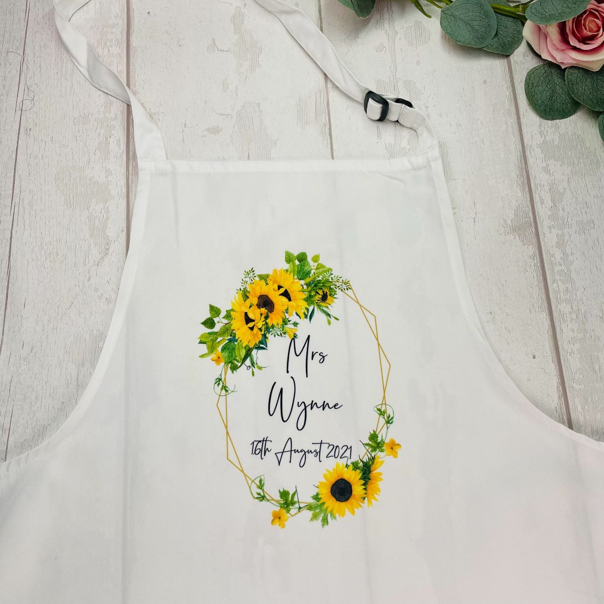 Sunflowers Bride Apron