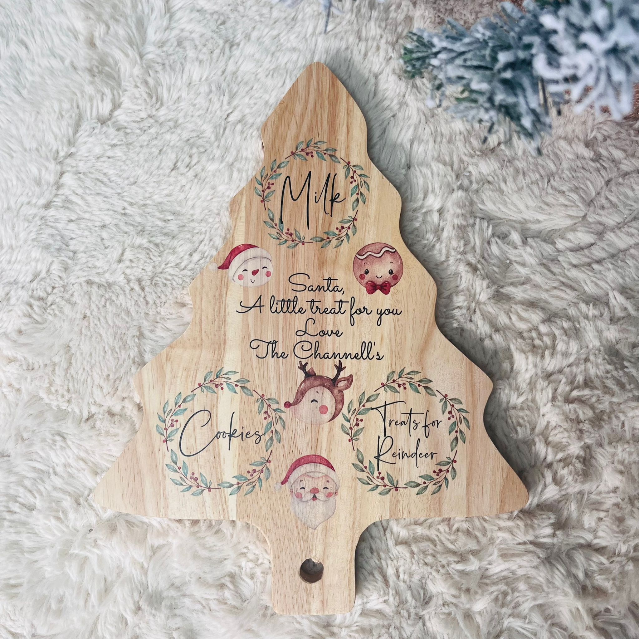 Personalised Treats for Santa Board