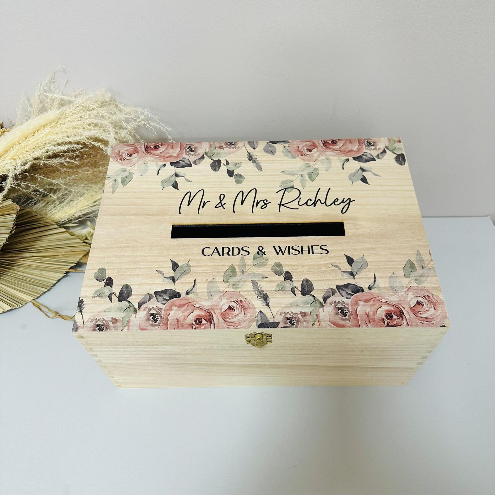 Wedding Card Box - Boho