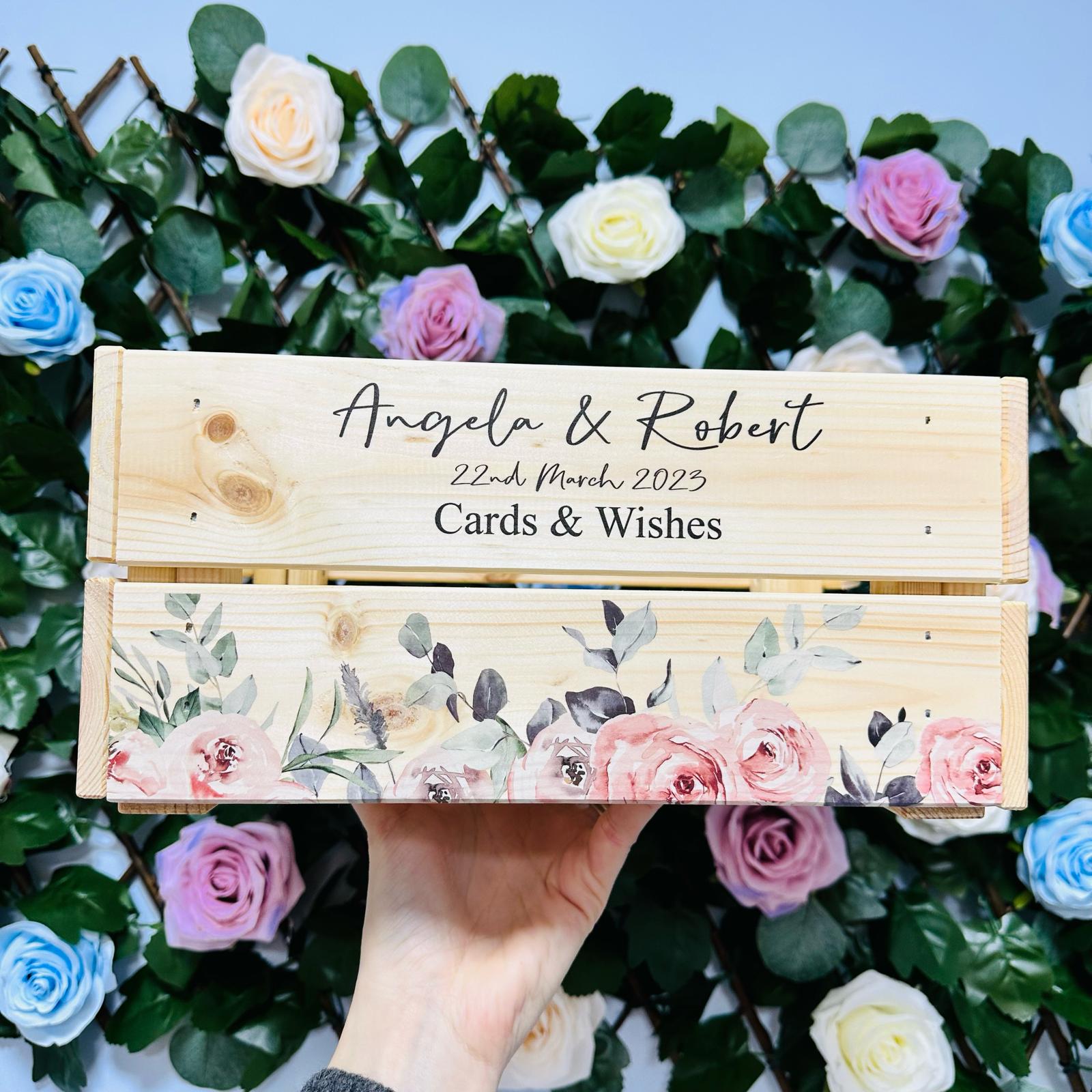 Wedding Cards Crate - Boho