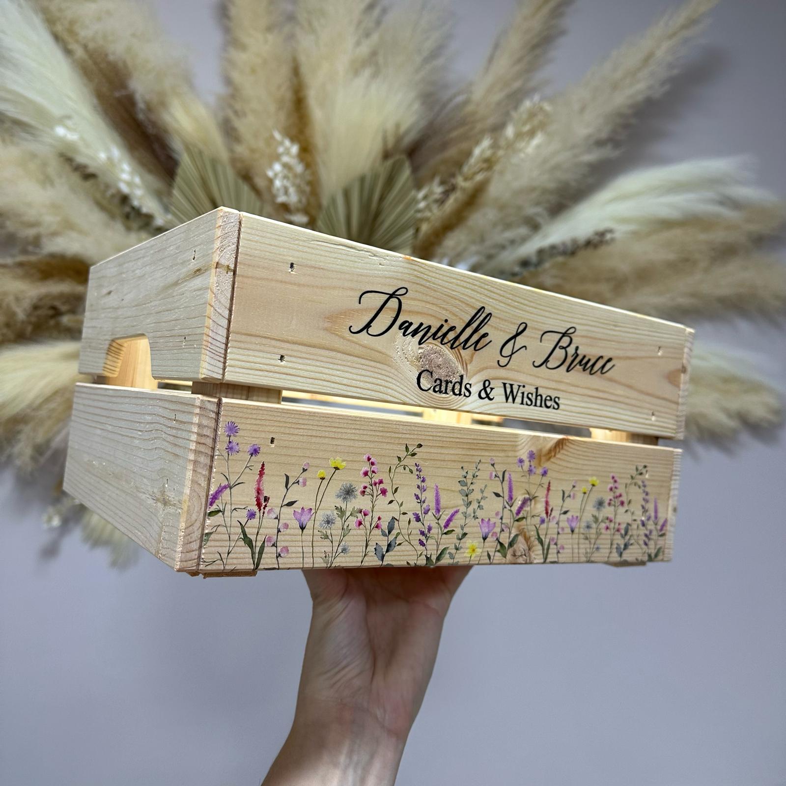 Wedding Cards Crate - Wildflowers