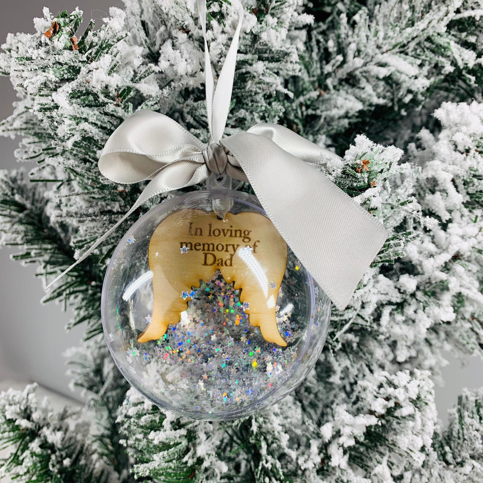 Christmas Floating Wings Bauble