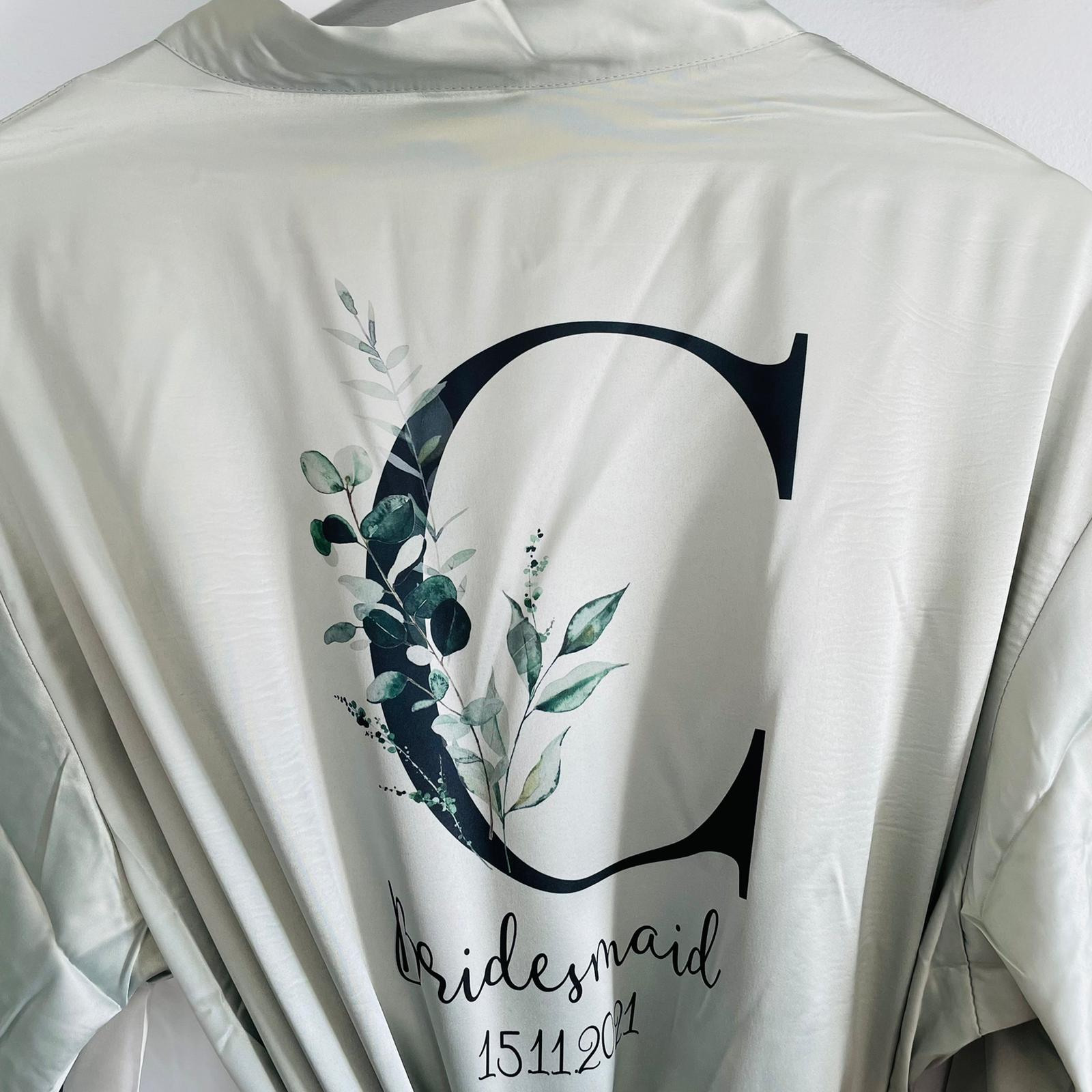 Eucalyptus Initial Robe