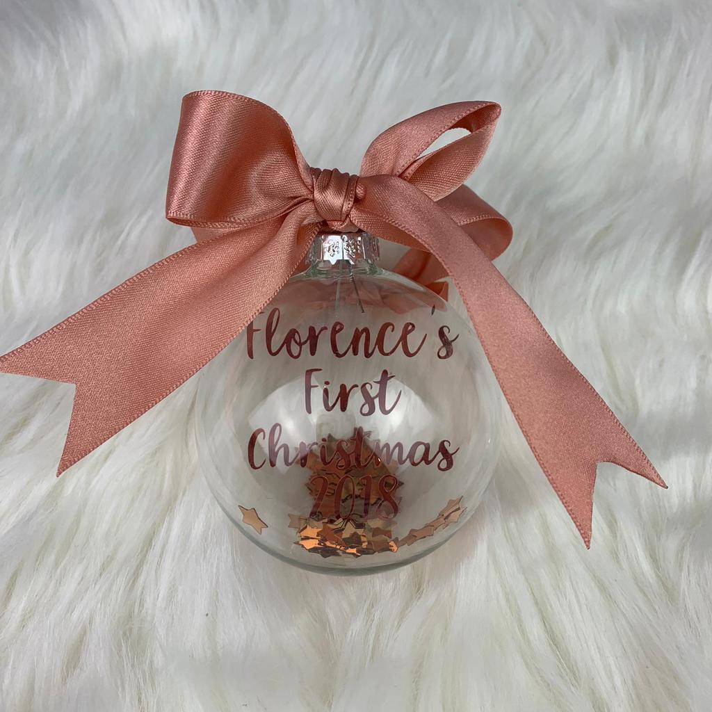 Christmas Personalised Floating Bauble