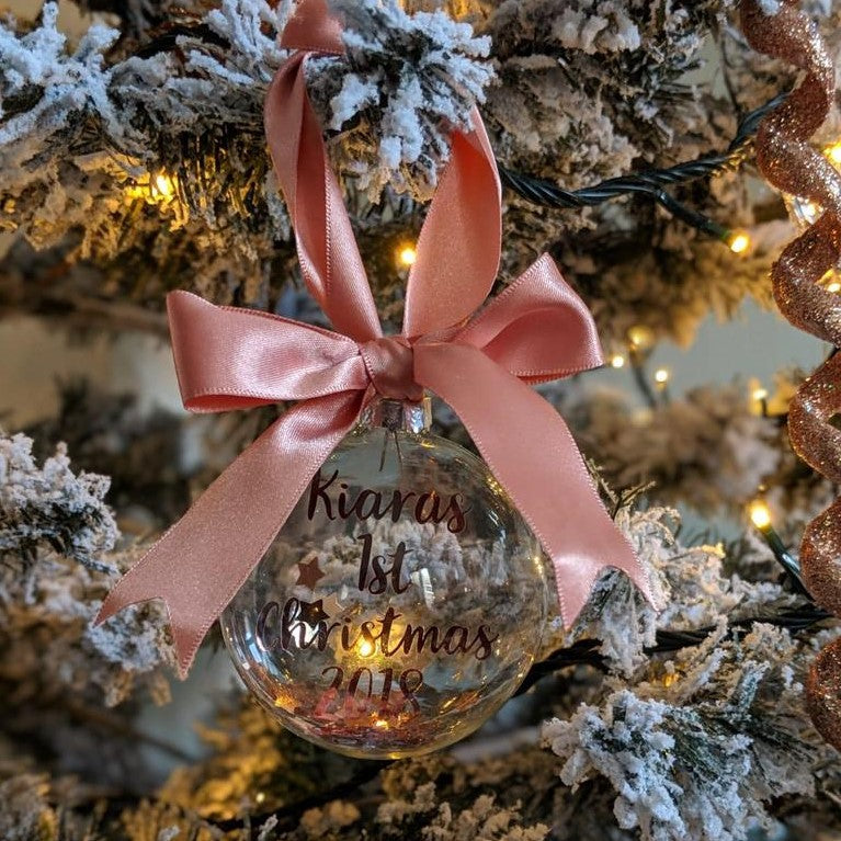 Christmas Personalised Floating Bauble