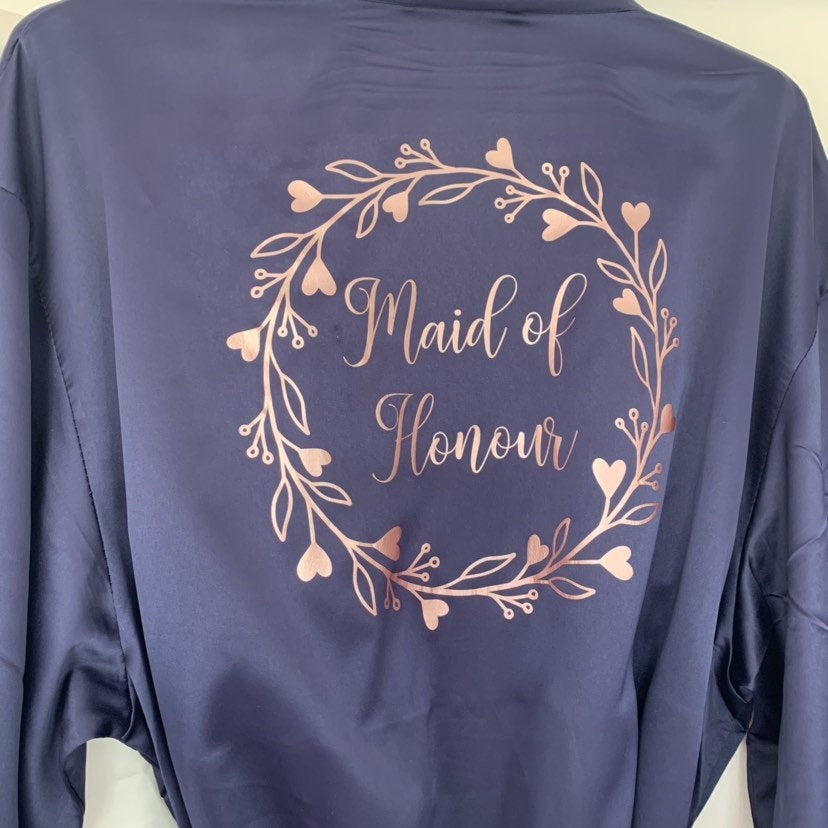 Floral Hoop Robe