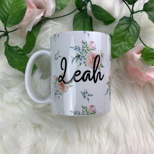 Floral Name Mug