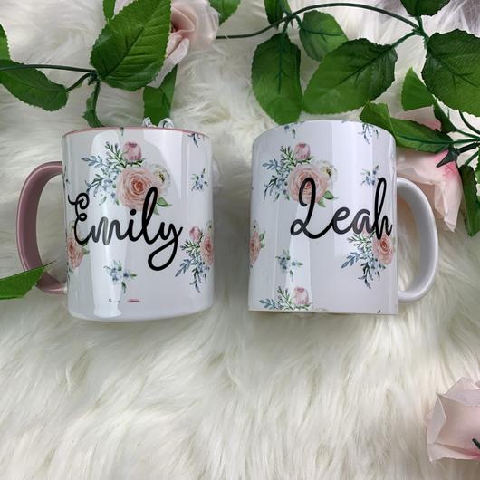 Floral Name Mug