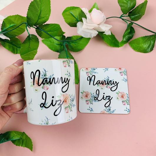 Floral Name Mug