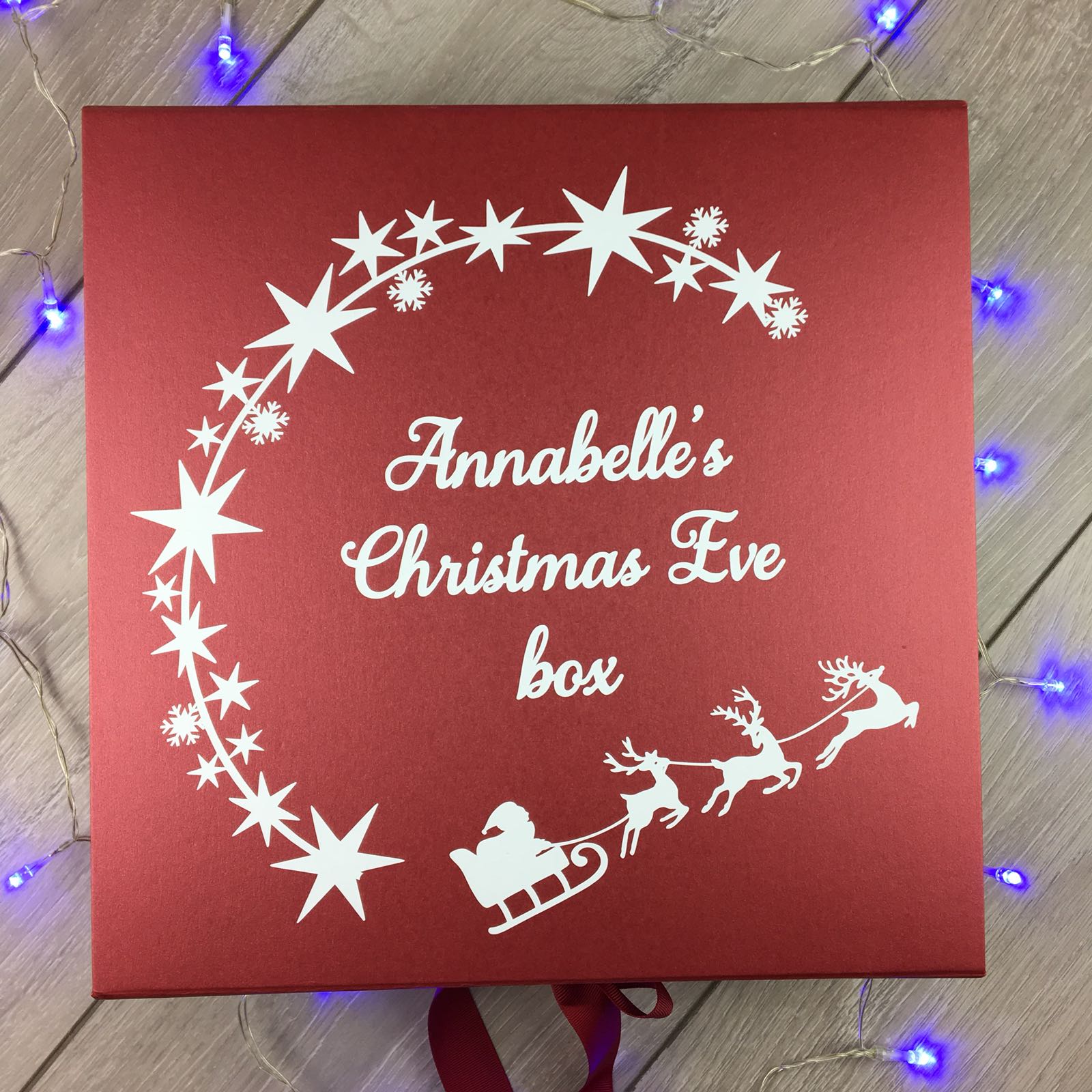 Christmas Eve Box - Santa Sleigh - Occasionally Cute