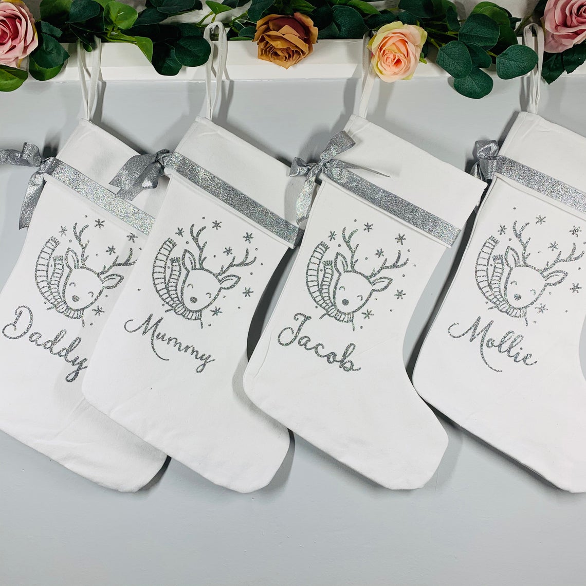 Personalised Christmas Stocking - Animals