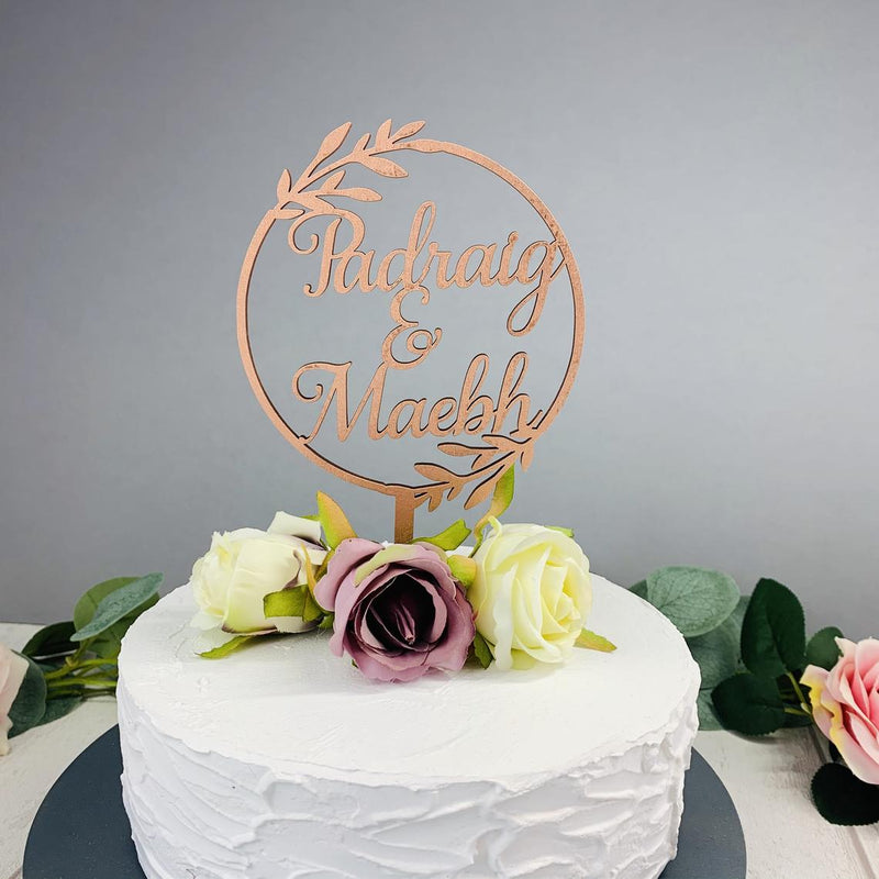 Personalized wedding cake toppers deals