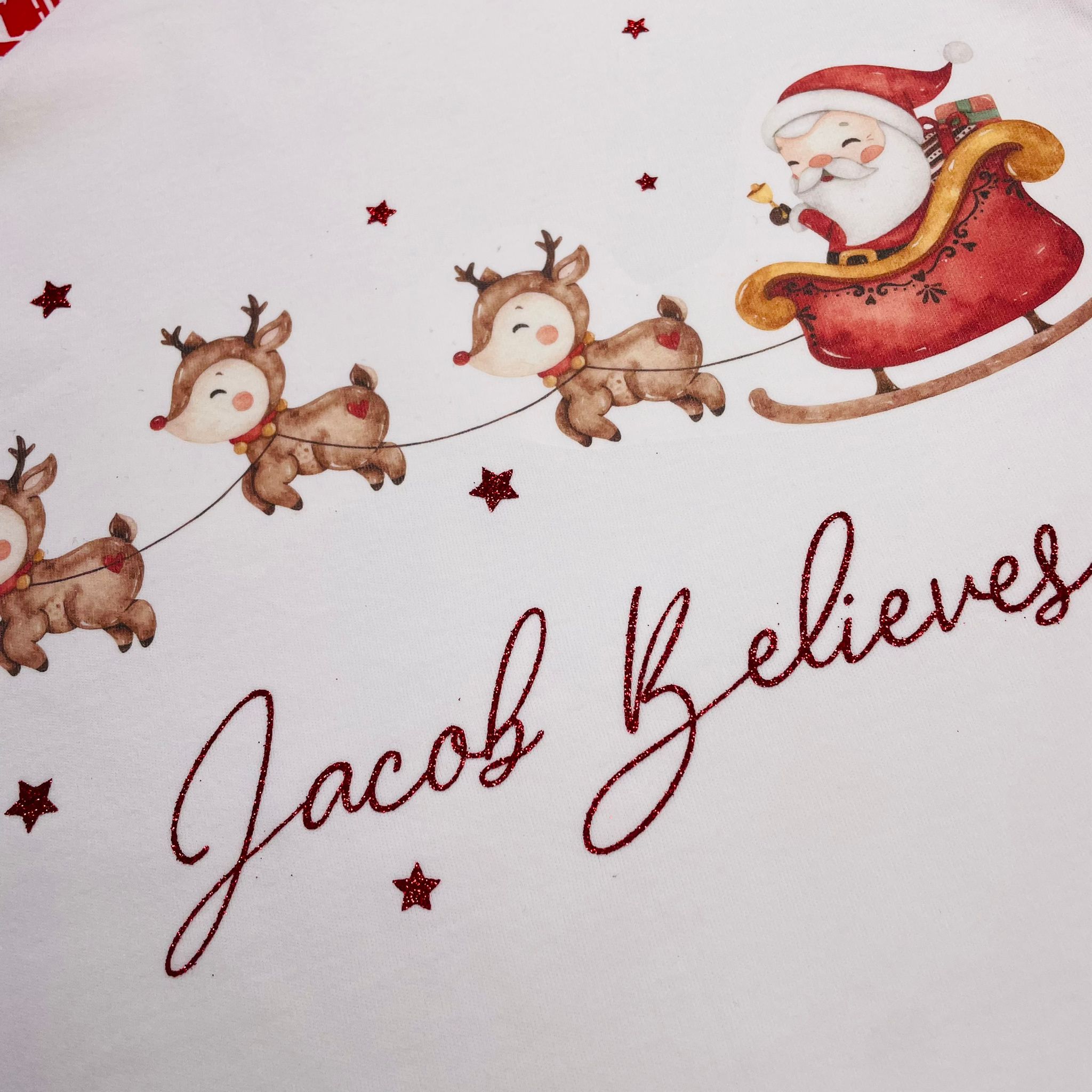 Christmas Pyjamas - Santa Sleigh Printed