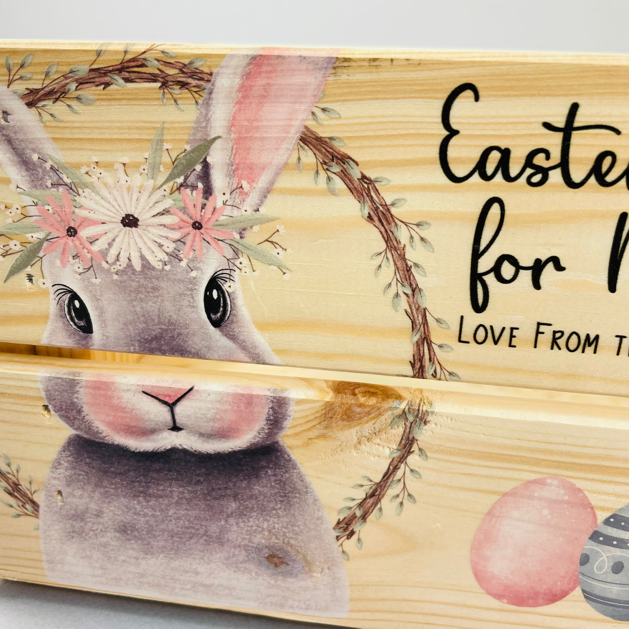 Girl Bunny Easter Crate