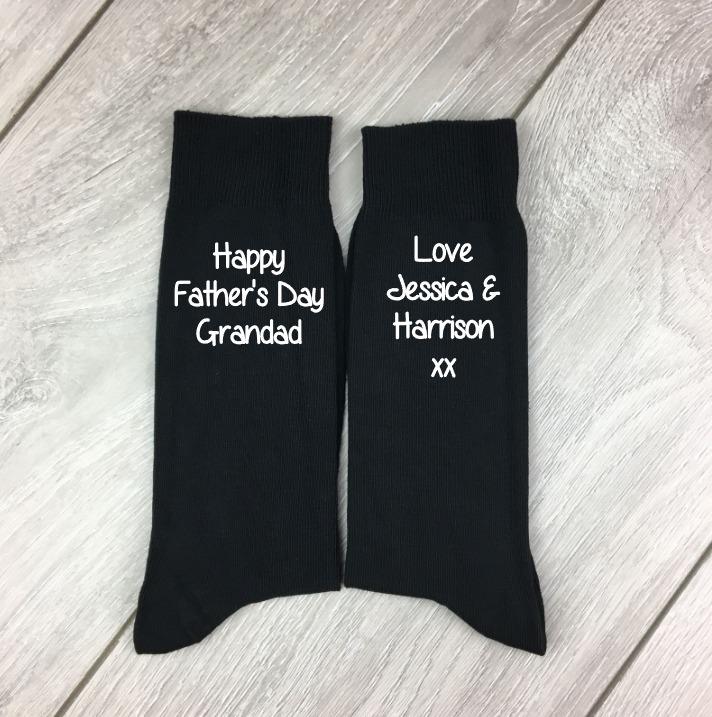 Father's Day Socks for Grandad - Occasionally Cute