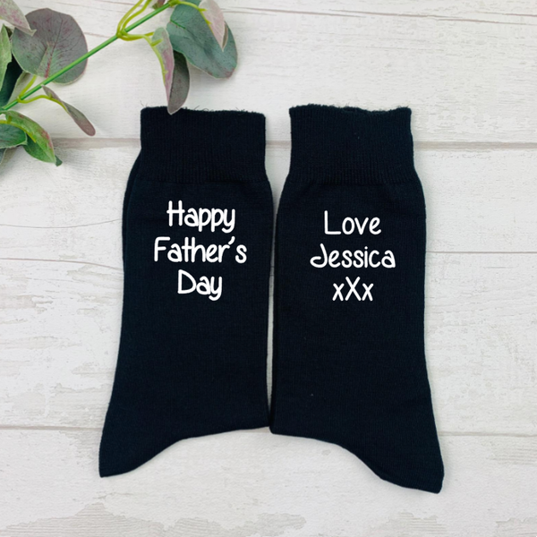 Fathers day personalised socks 2025