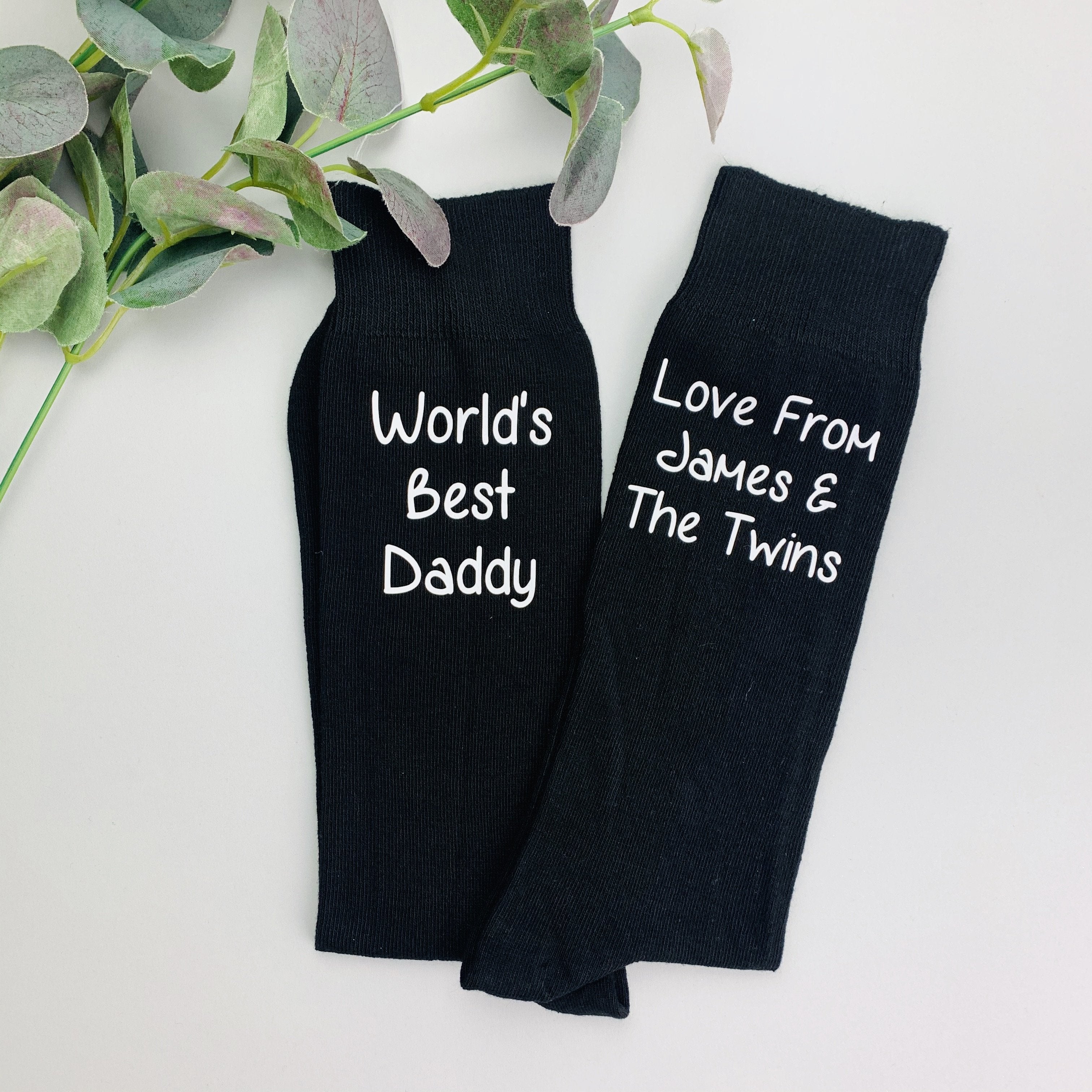 Worlds Best Daddy Socks - Occasionally Cute