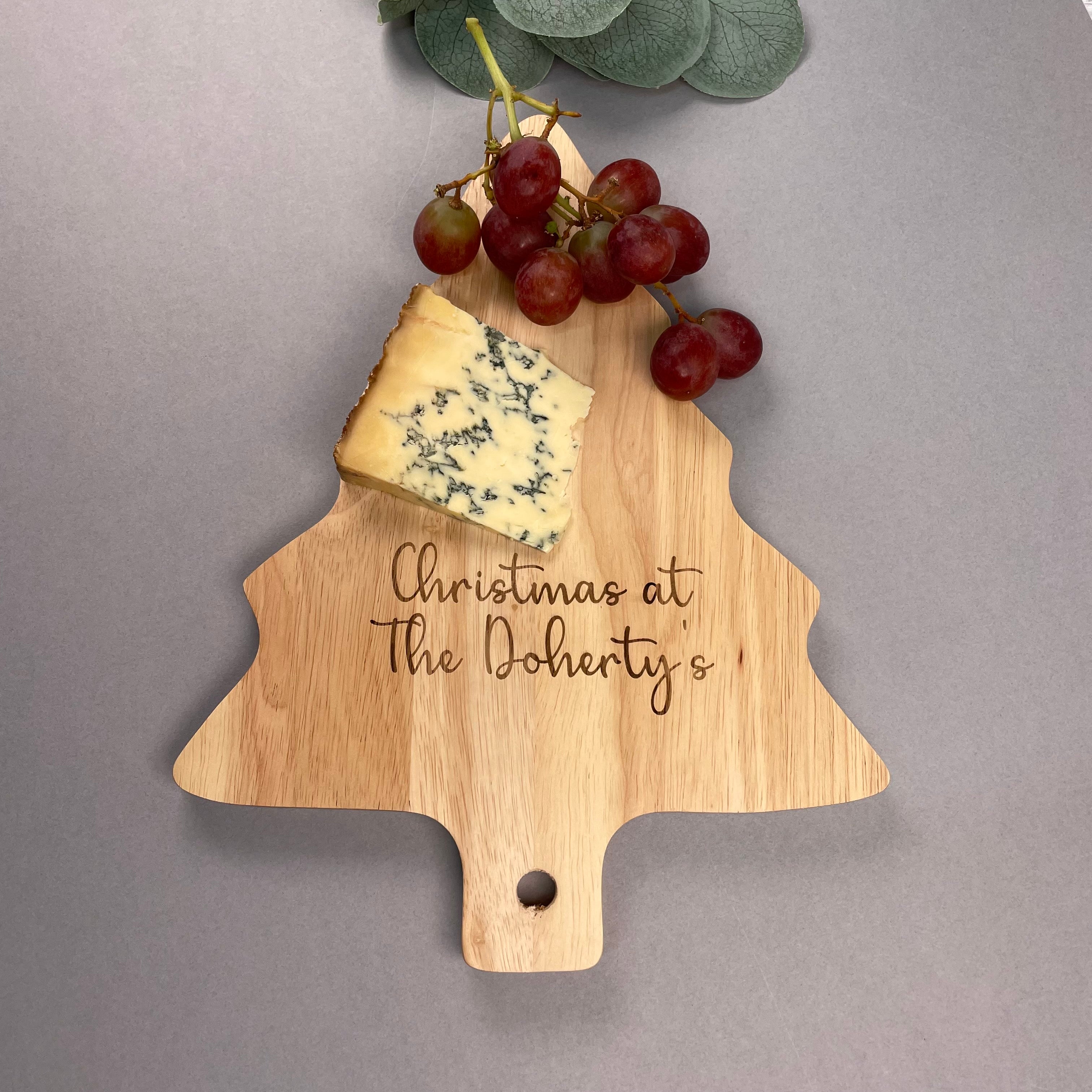 Personalised Christmas Tree Chopping Board