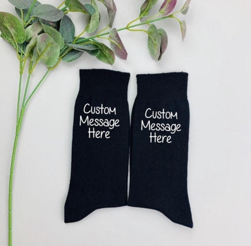 Custom Message Socks - Occasionally Cute