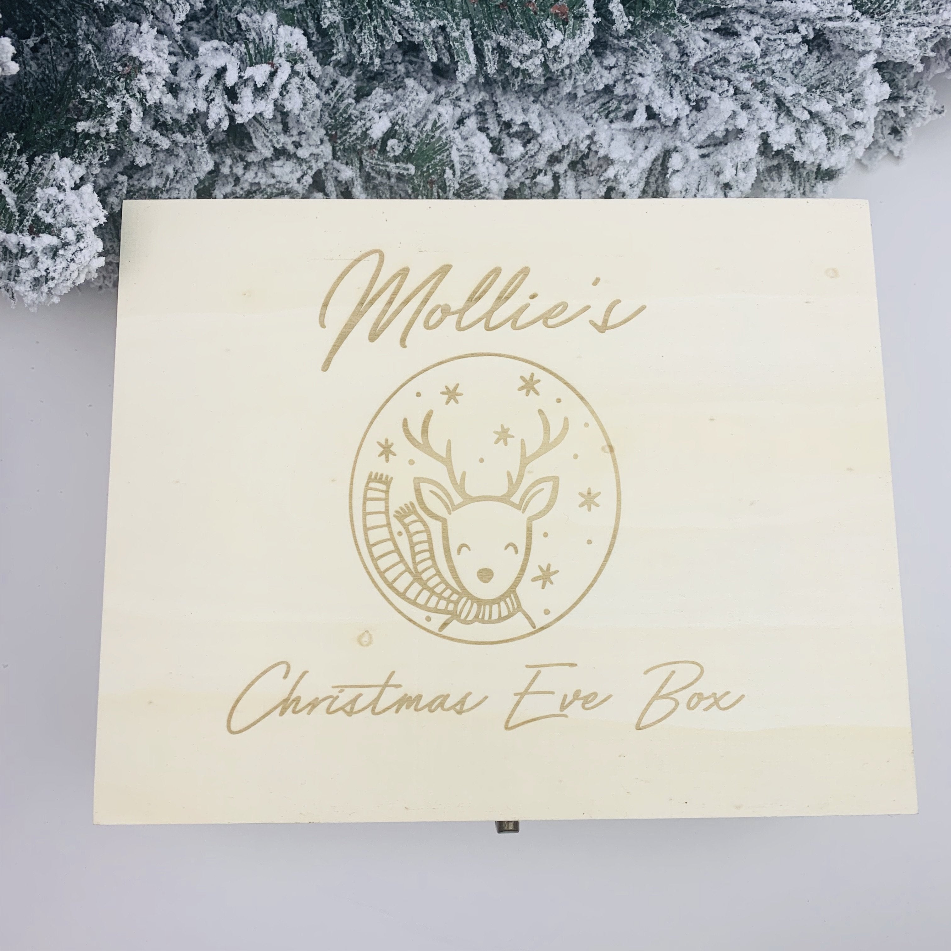 Wooden Christmas Eve Box - Occasionally Cute