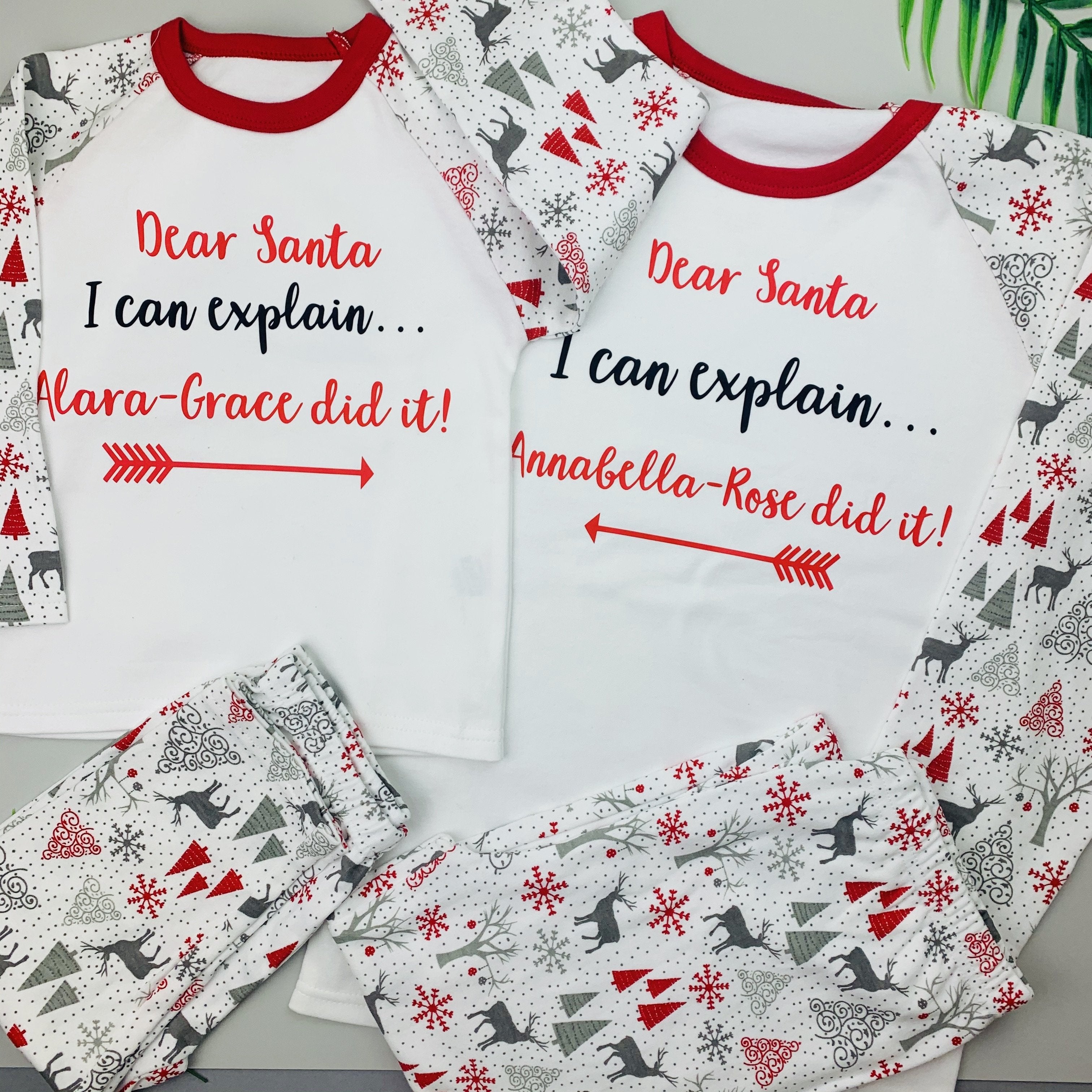 Santa I can explain pjs - Occasionally Cute