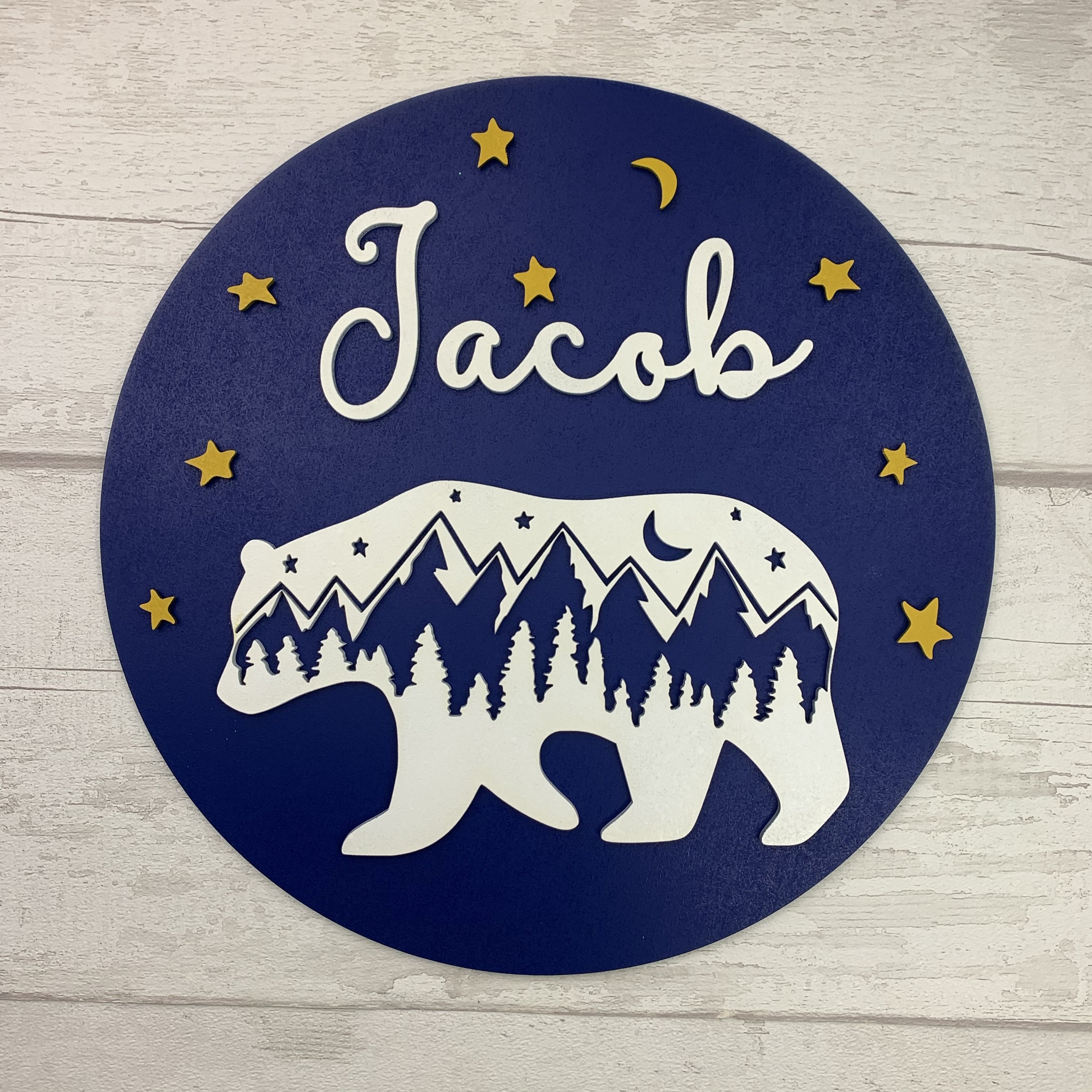 Bear Mountain Bedroom Sign - Occasionally Cute