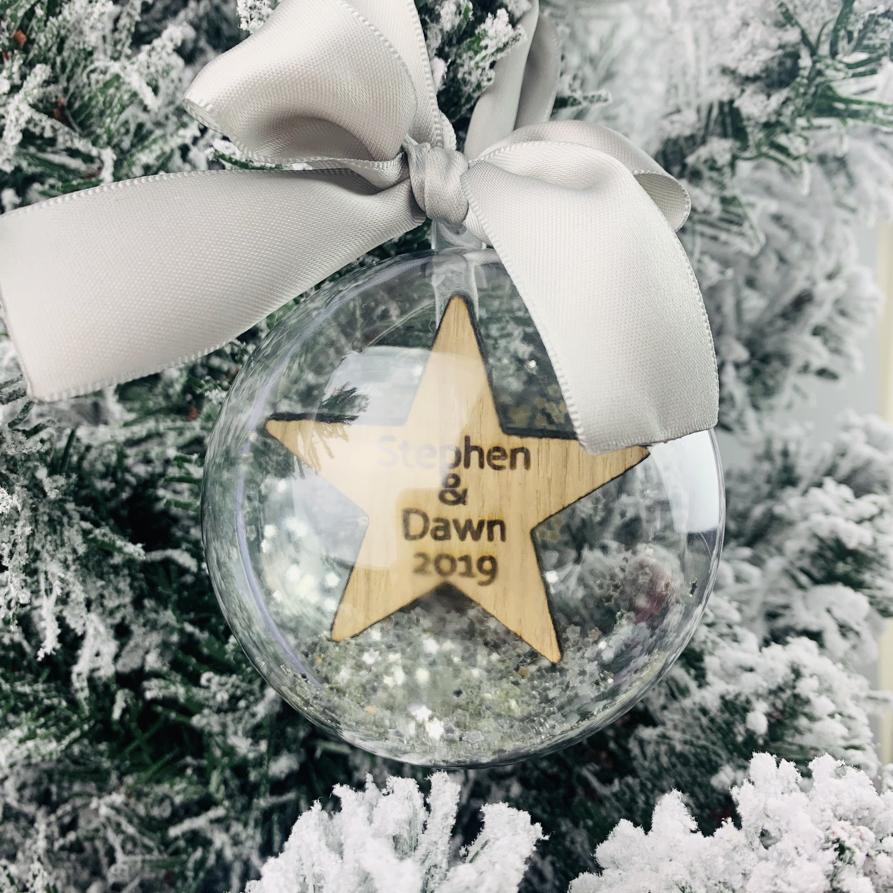 Christmas Star Floating Bauble - Occasionally Cute