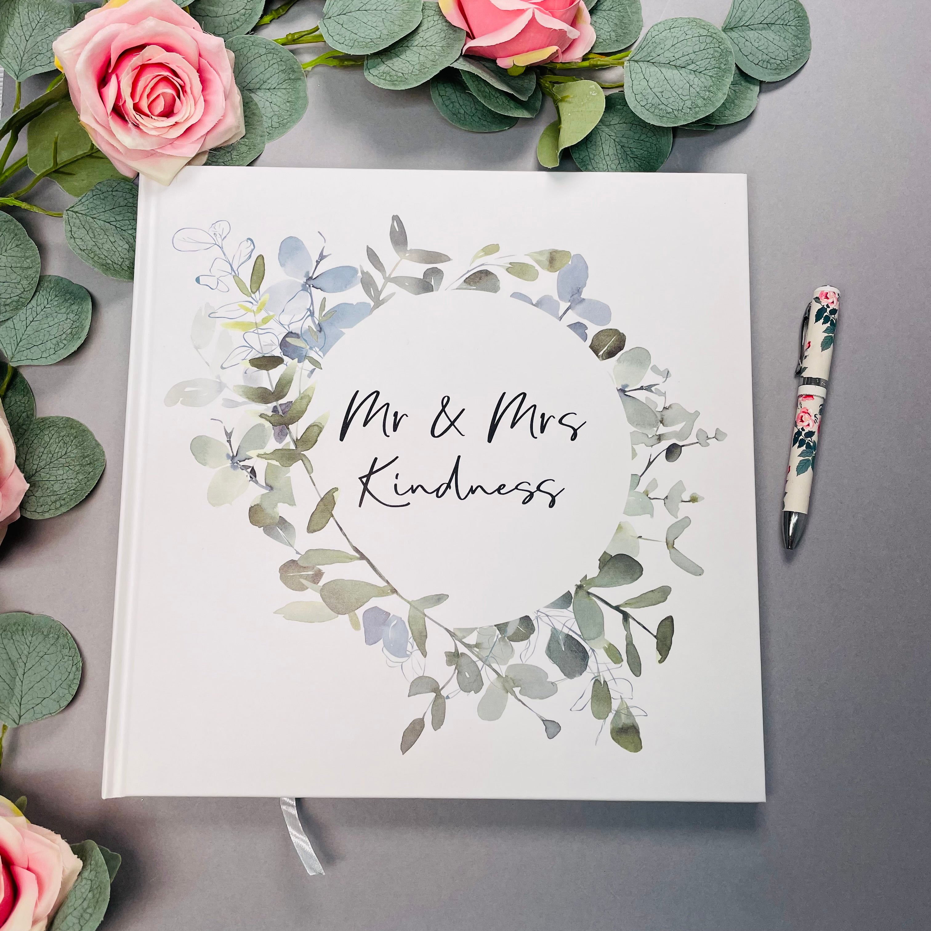 Eucalyptus Wedding Guest Book