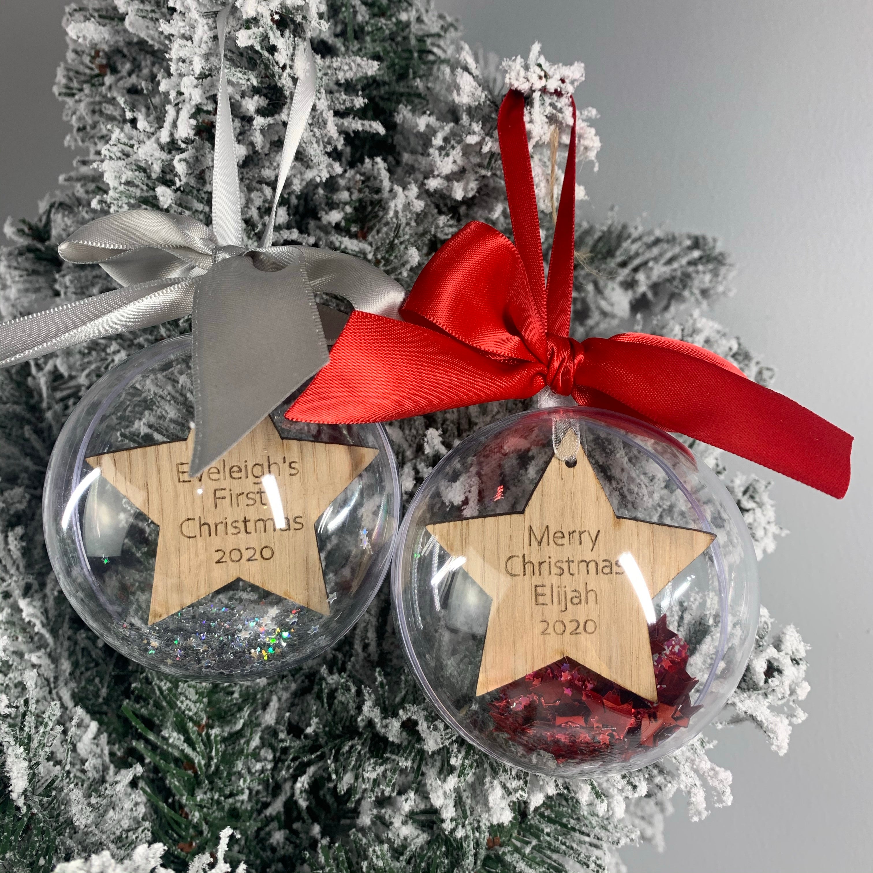 First Christmas Star Floating Bauble