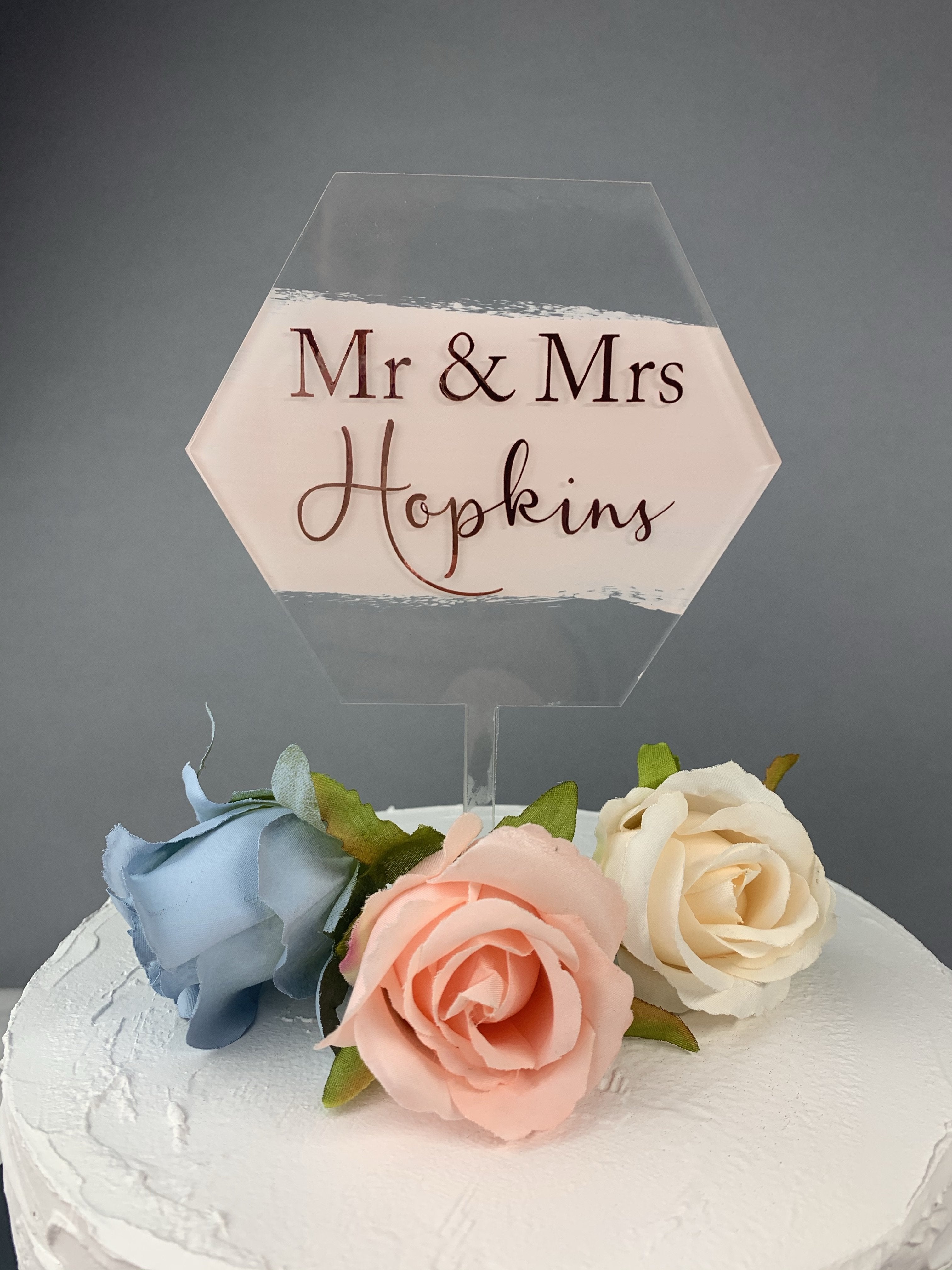 Hexagon Acrylic Topper - Occasionally Cute