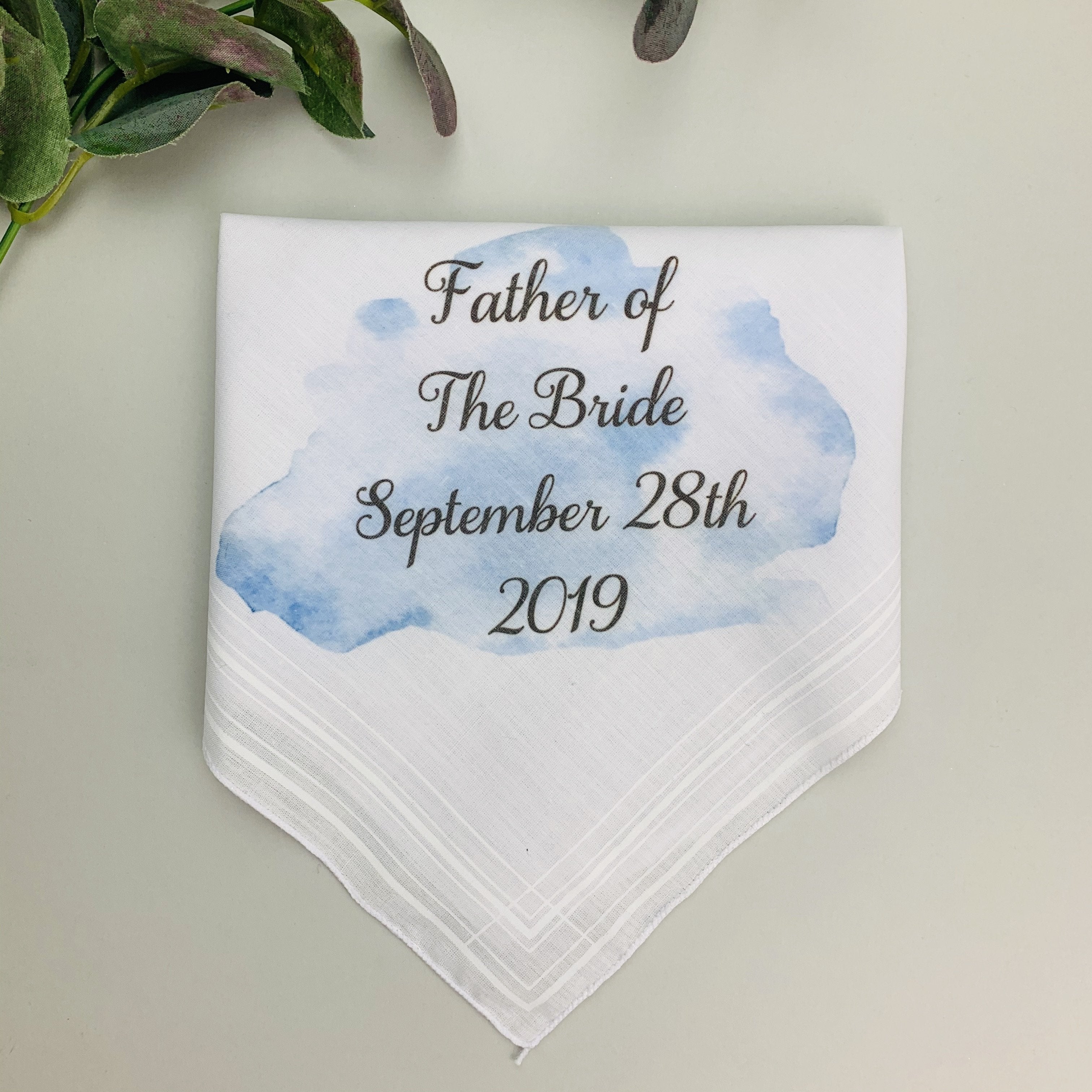 Father Of the Bride Hankie Style 2 - Occasionally Cute