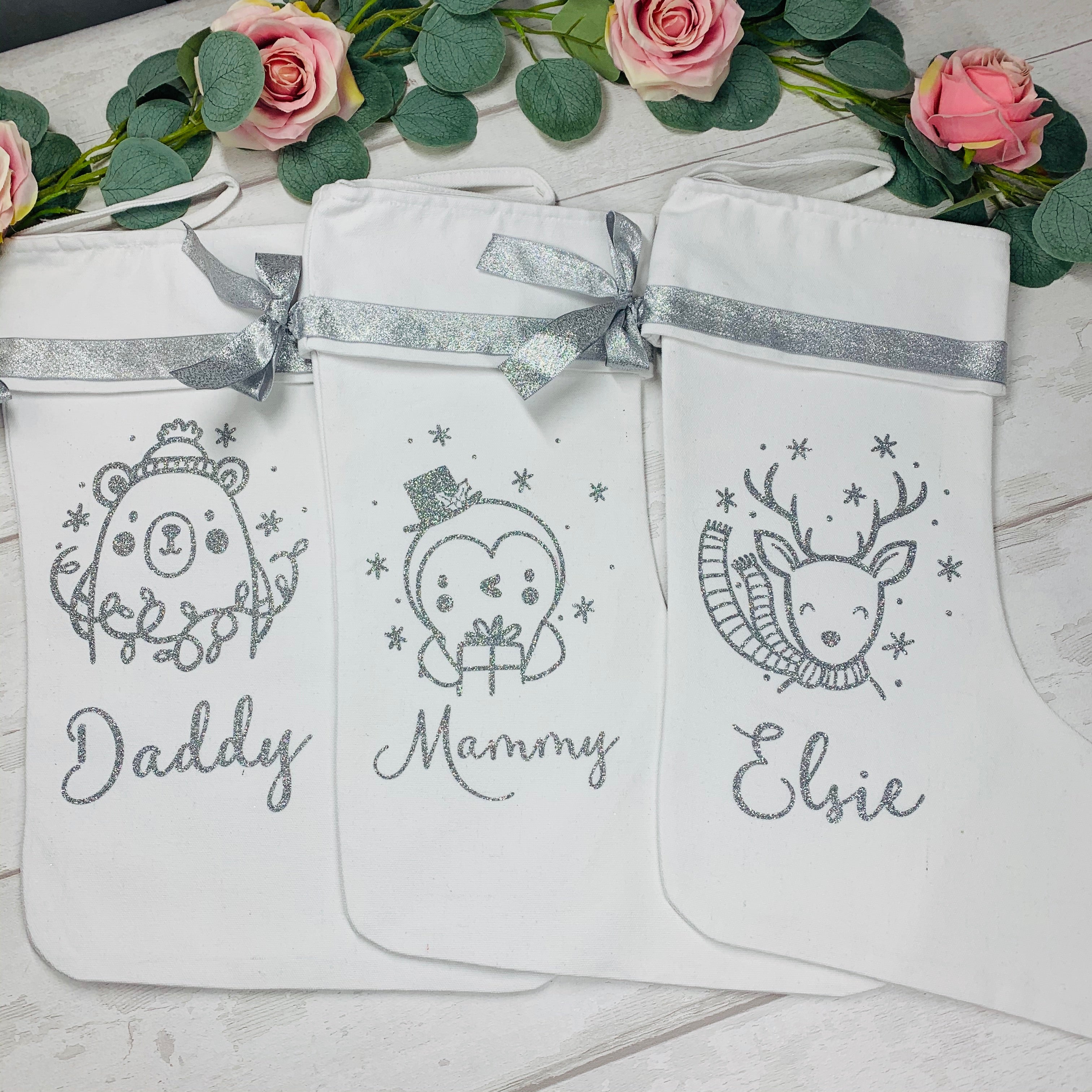 Personalised Christmas Stocking - Animals