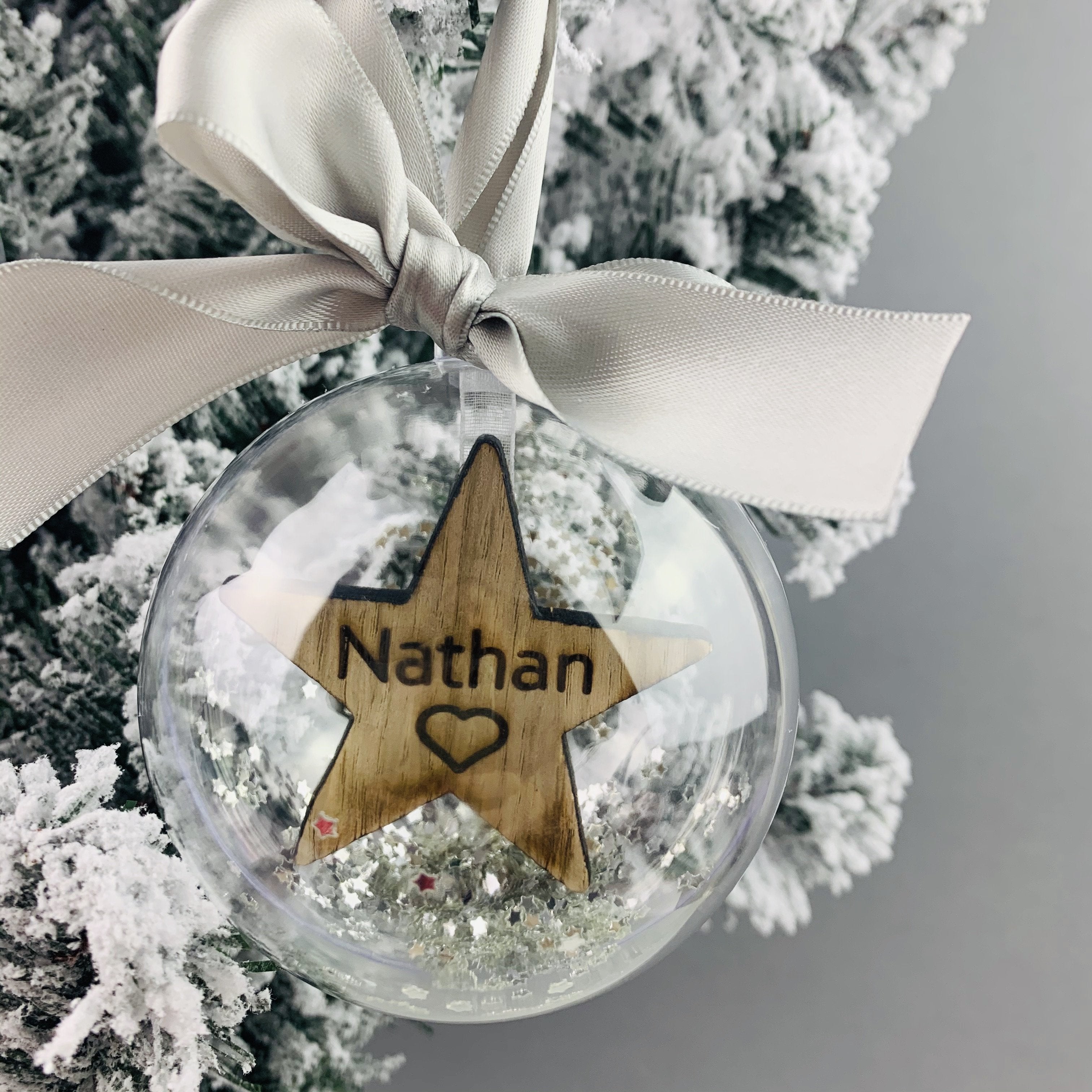 Christmas Star Floating Bauble - Occasionally Cute