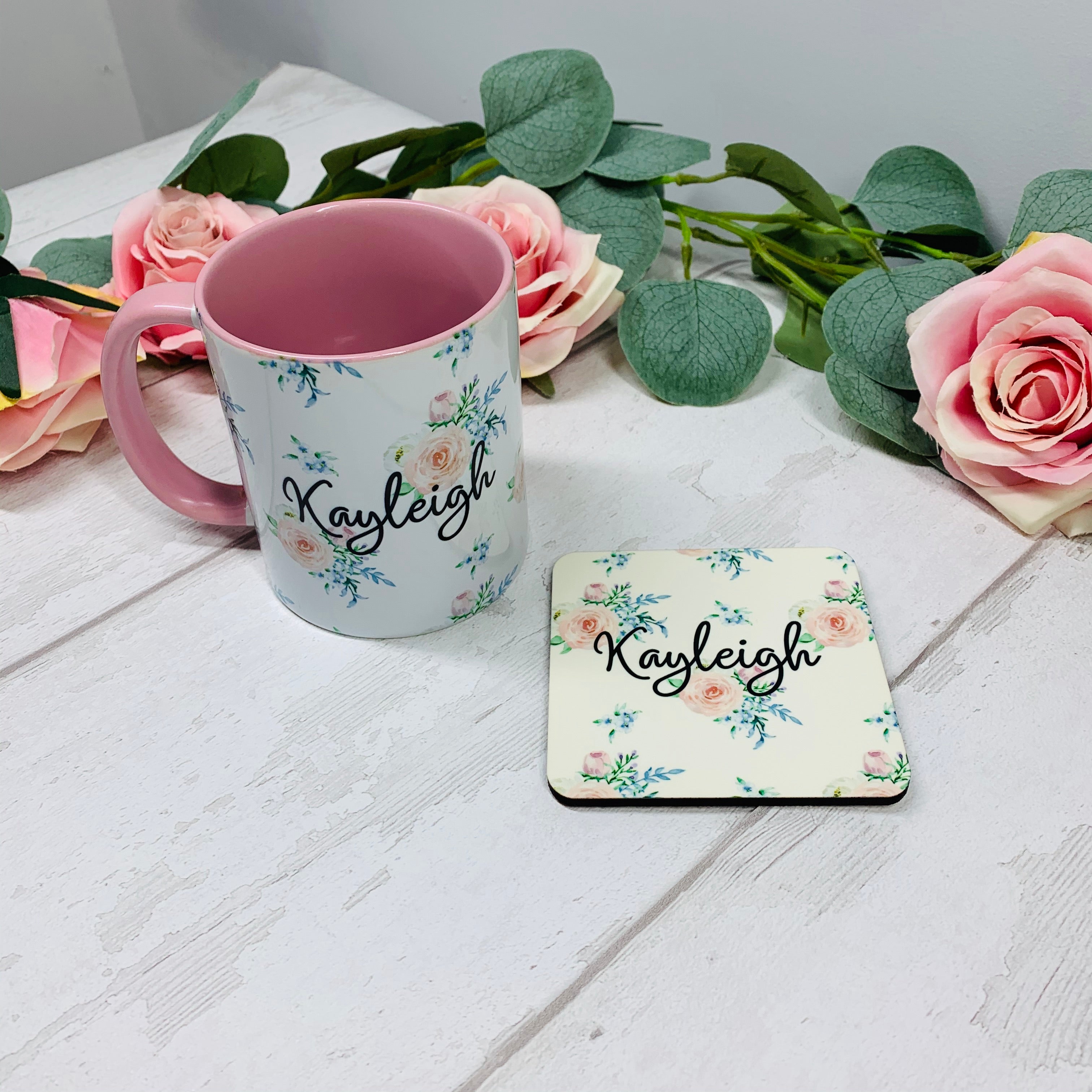 Floral Name Mug