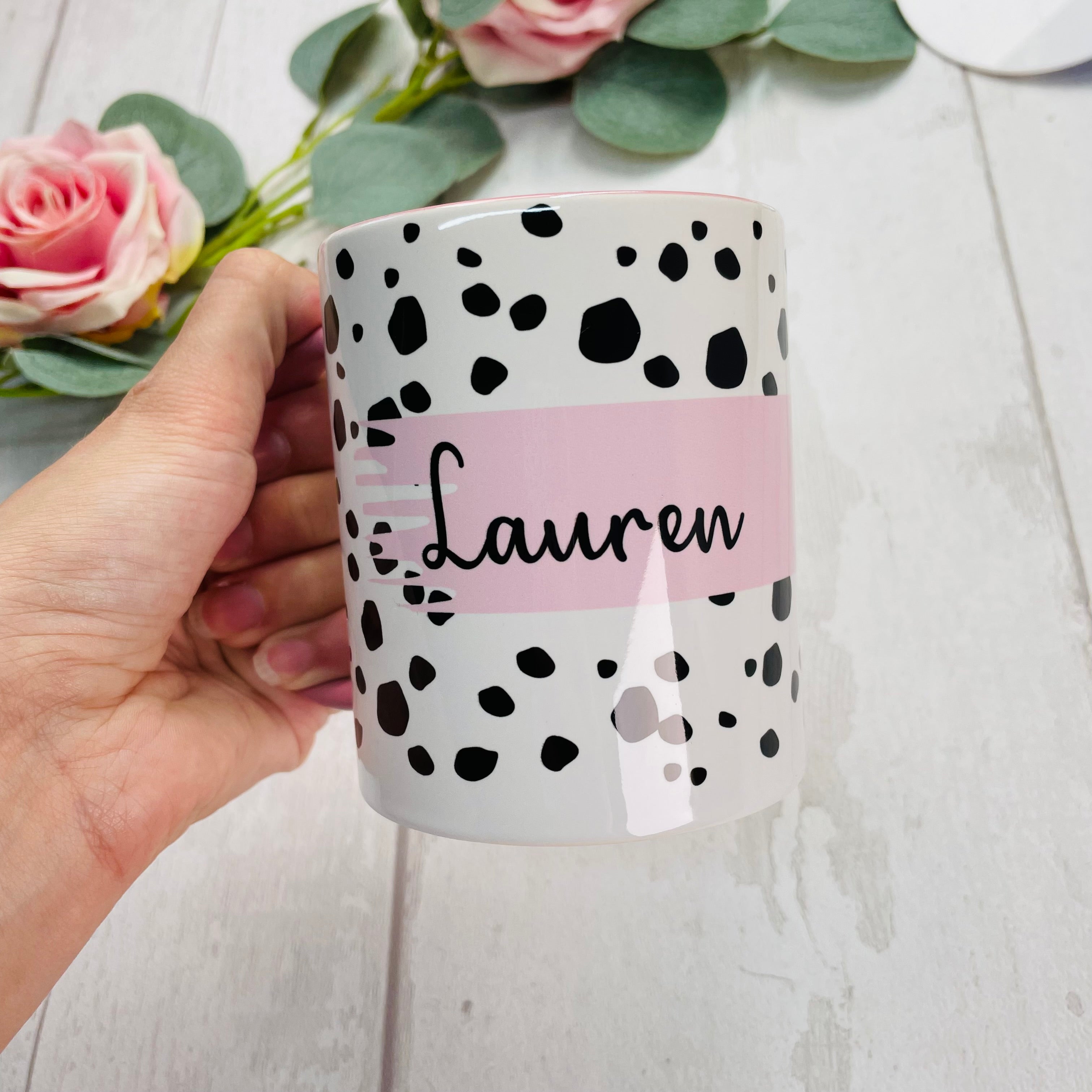 Spotty Name Mug