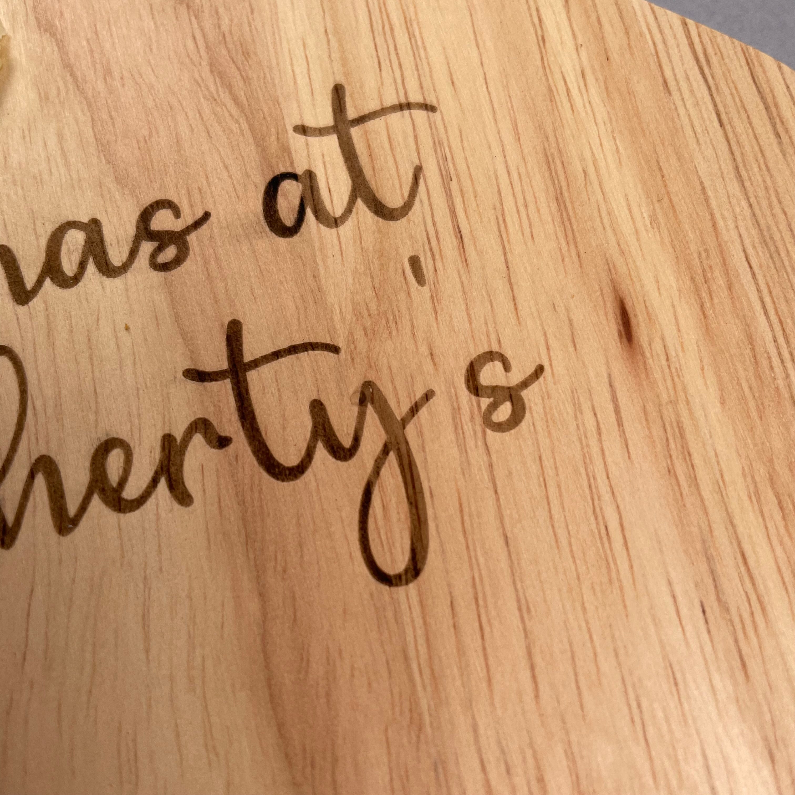 Personalised Christmas Tree Chopping Board