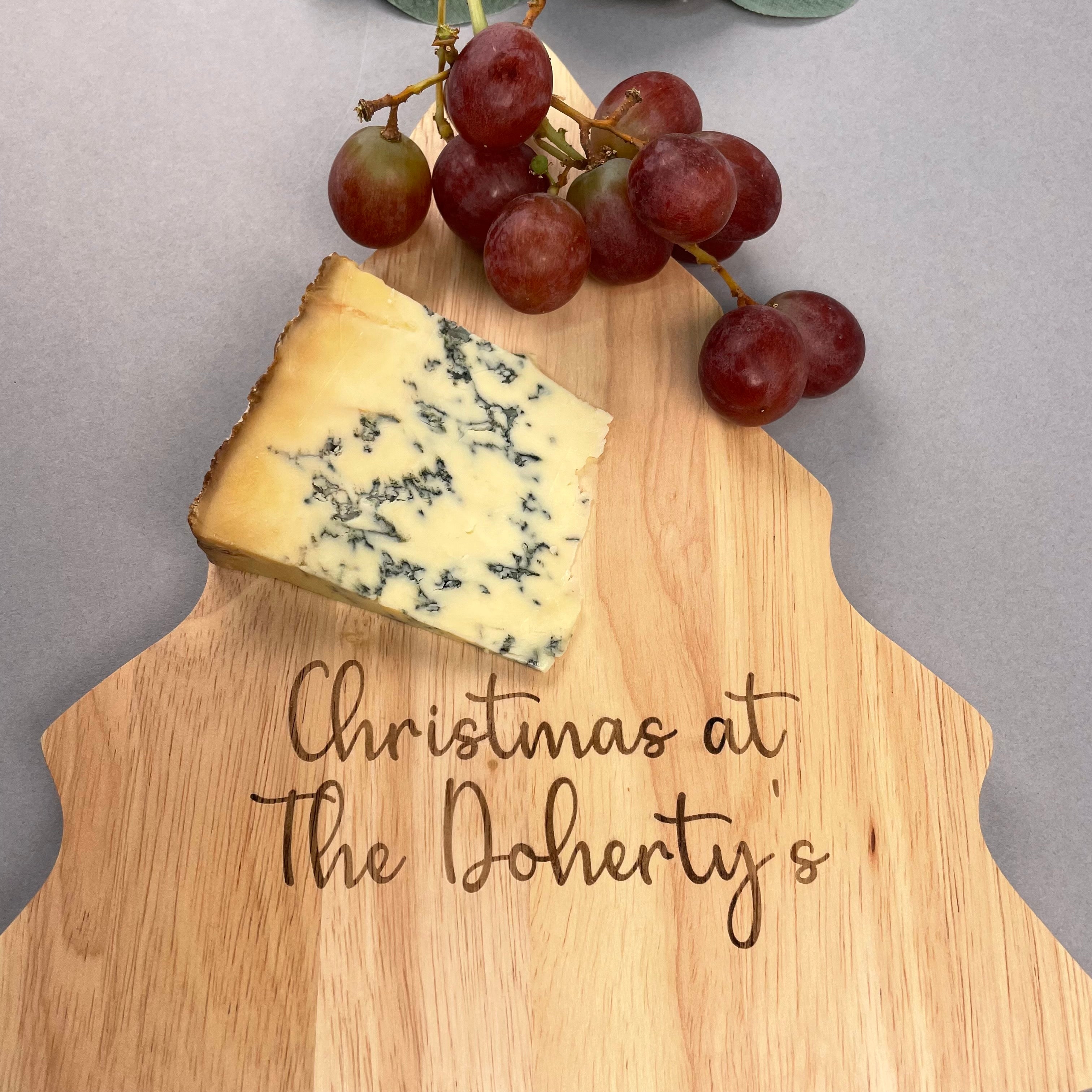 Personalised Christmas Tree Chopping Board