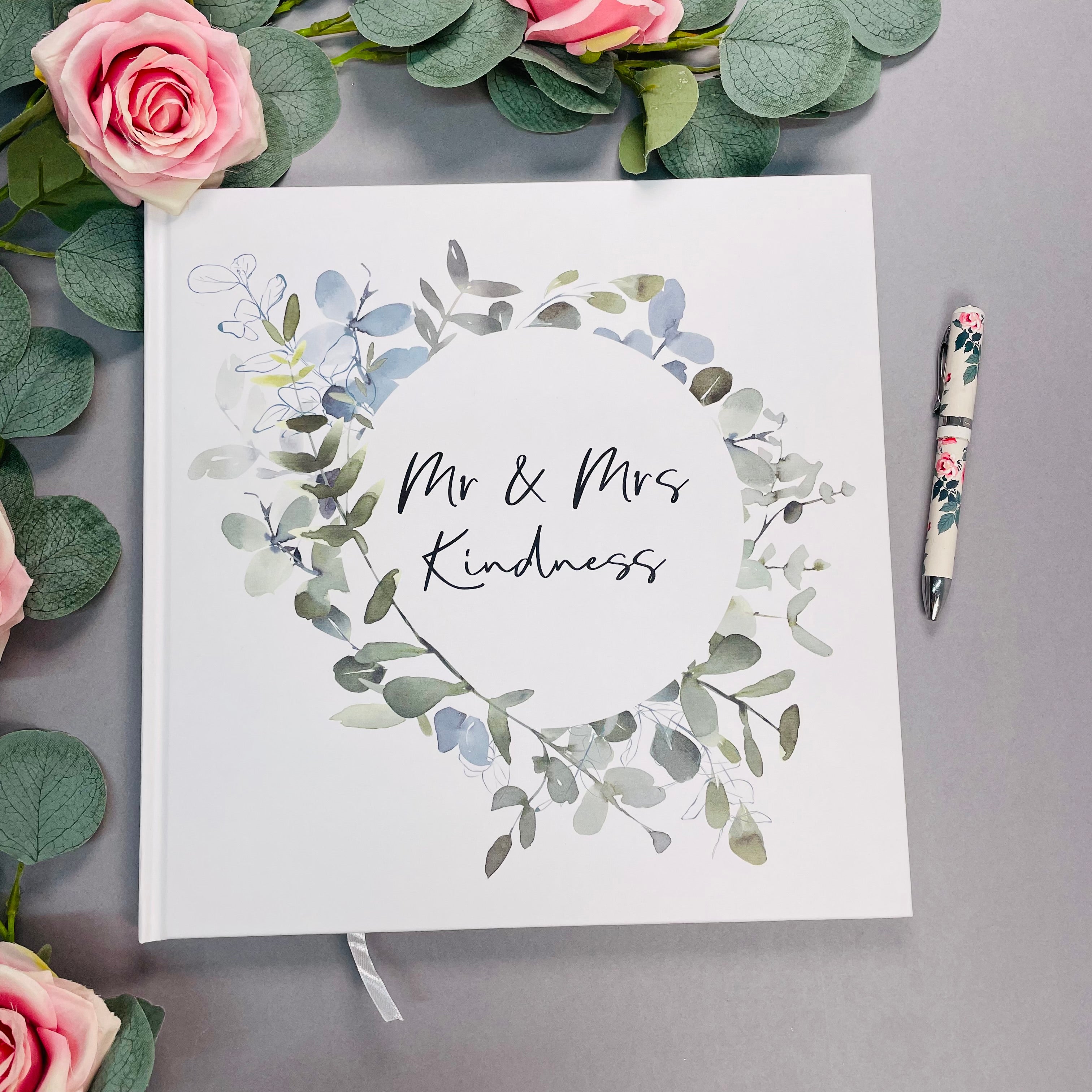 Eucalyptus Wedding Guest Book